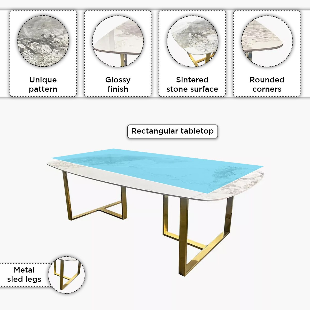 Pearl 8-Seater Sintered Stone Top Dining Set-hbxfurniture-diningtablesandsets-diningsets-eightseater-image-6