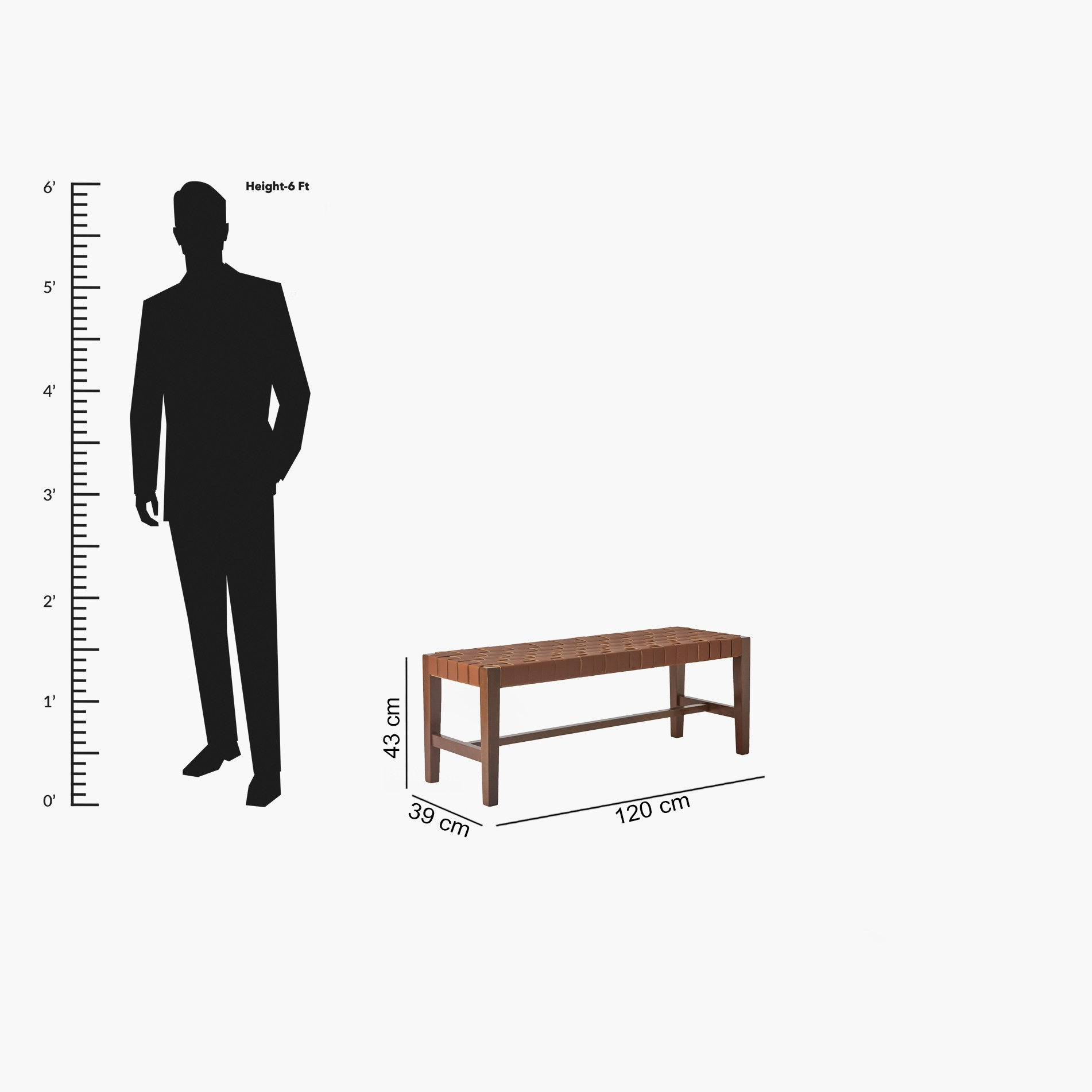 مقعد بنش بإطار من خشب الجوز من سافانا-hbxfurniture-sofasandarmchairs-benches-image-10