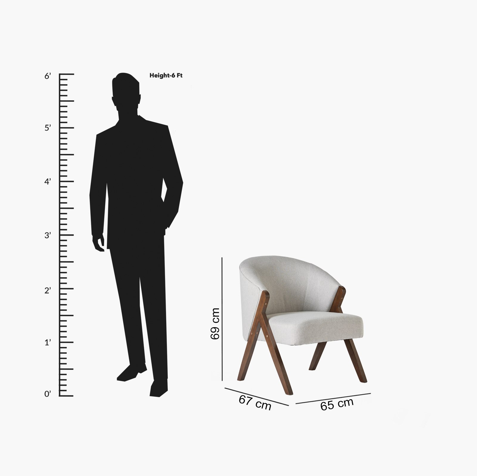 Porto Fabric Accent Chair with Wooden Frame-hbxlivingroom-sofasandarmchairs-easychairs-image-9