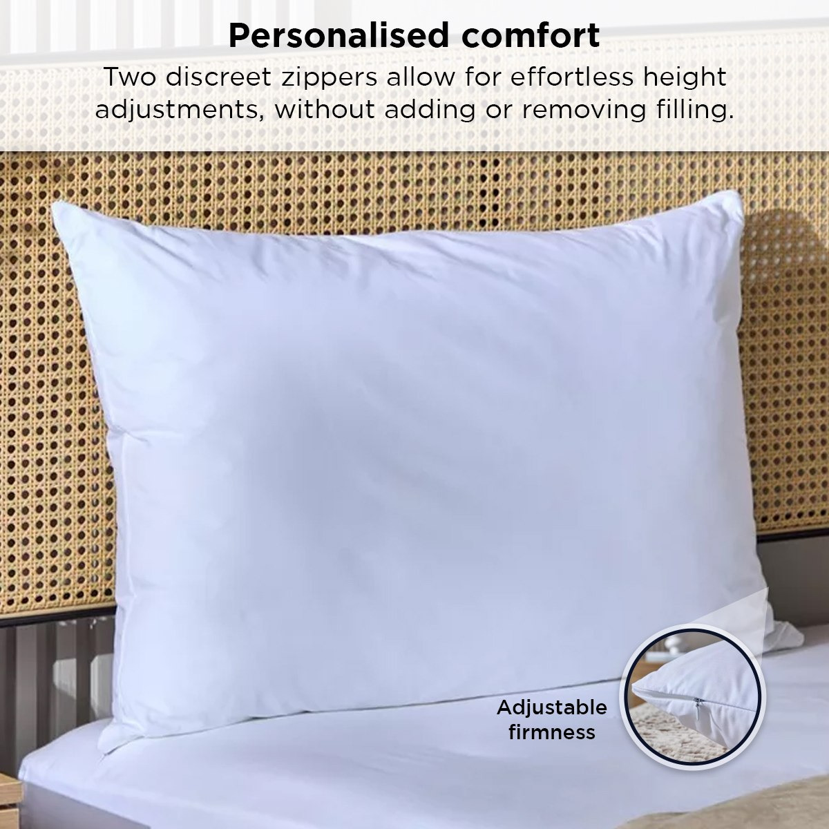 وسادة قابلة للتعديل بسحّاب من فليكسيريست - 50x75 سم-hbxdecorandfurnishings-bedding-duvetsandpillows-image-5