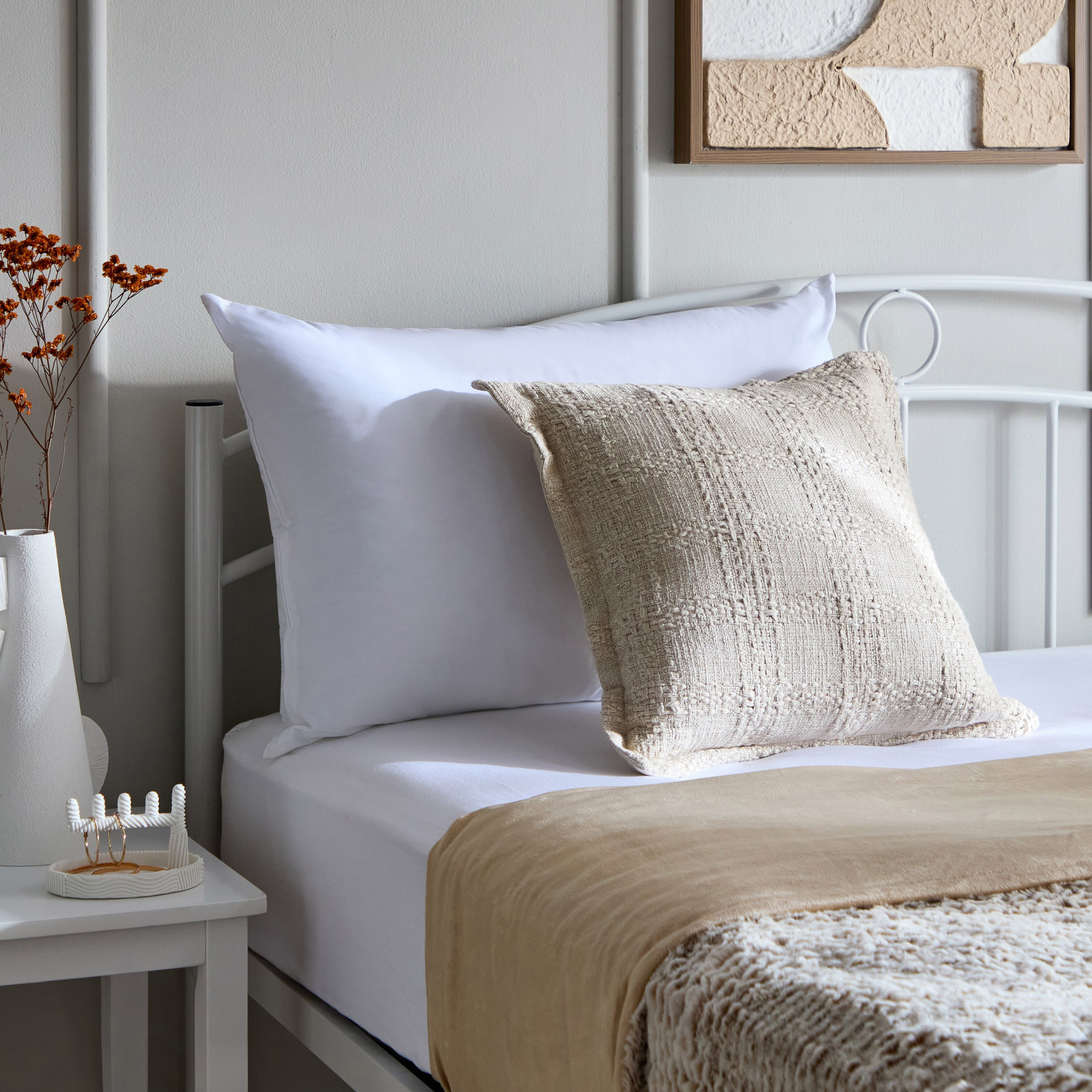 وسادة مسطحة من نيفر جو - 50x75 سم-hbxdecorandfurnishings-bedding-duvetsandpillows-image-10