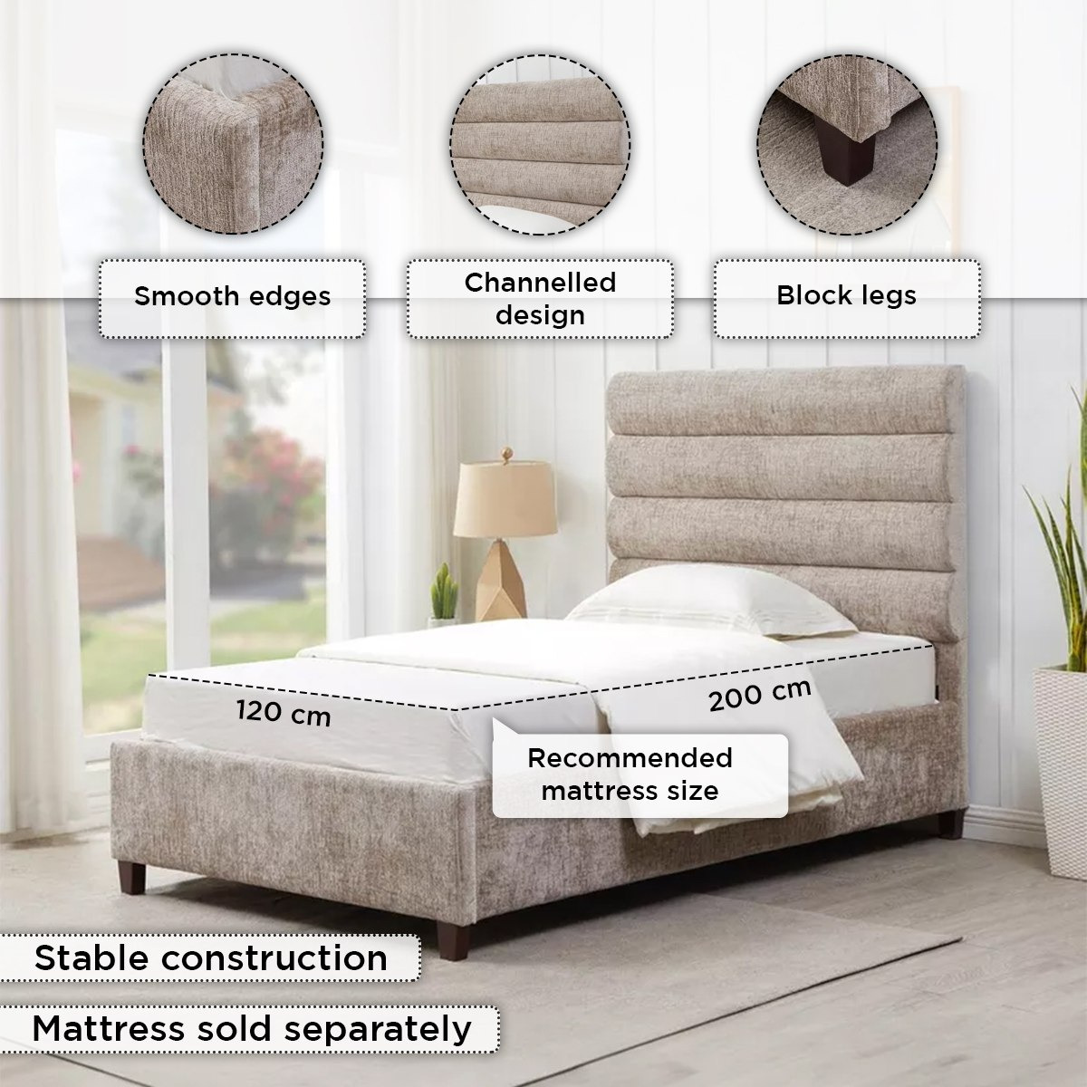 سرير توين منجد من أنجيليك دوبلن - 120x200 سم-hbxbedroom-bedsandbedsets-upholsteredbeds-twin-image-6