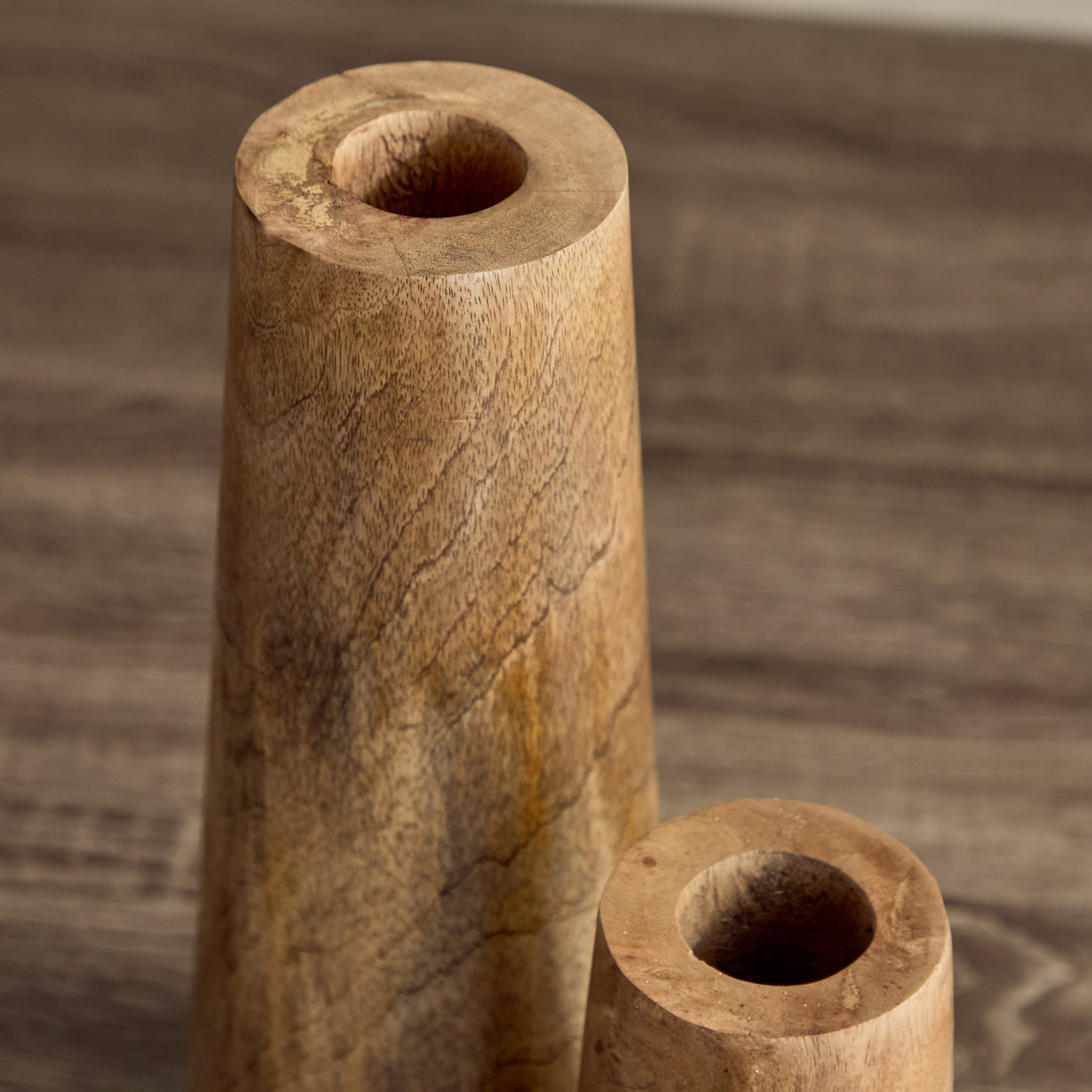 طقم مزهريات زهور خشبية متوسطة وصغيرة من قطعتين من رينا-hbxbedroom-decorandaccessories-vases-image-3