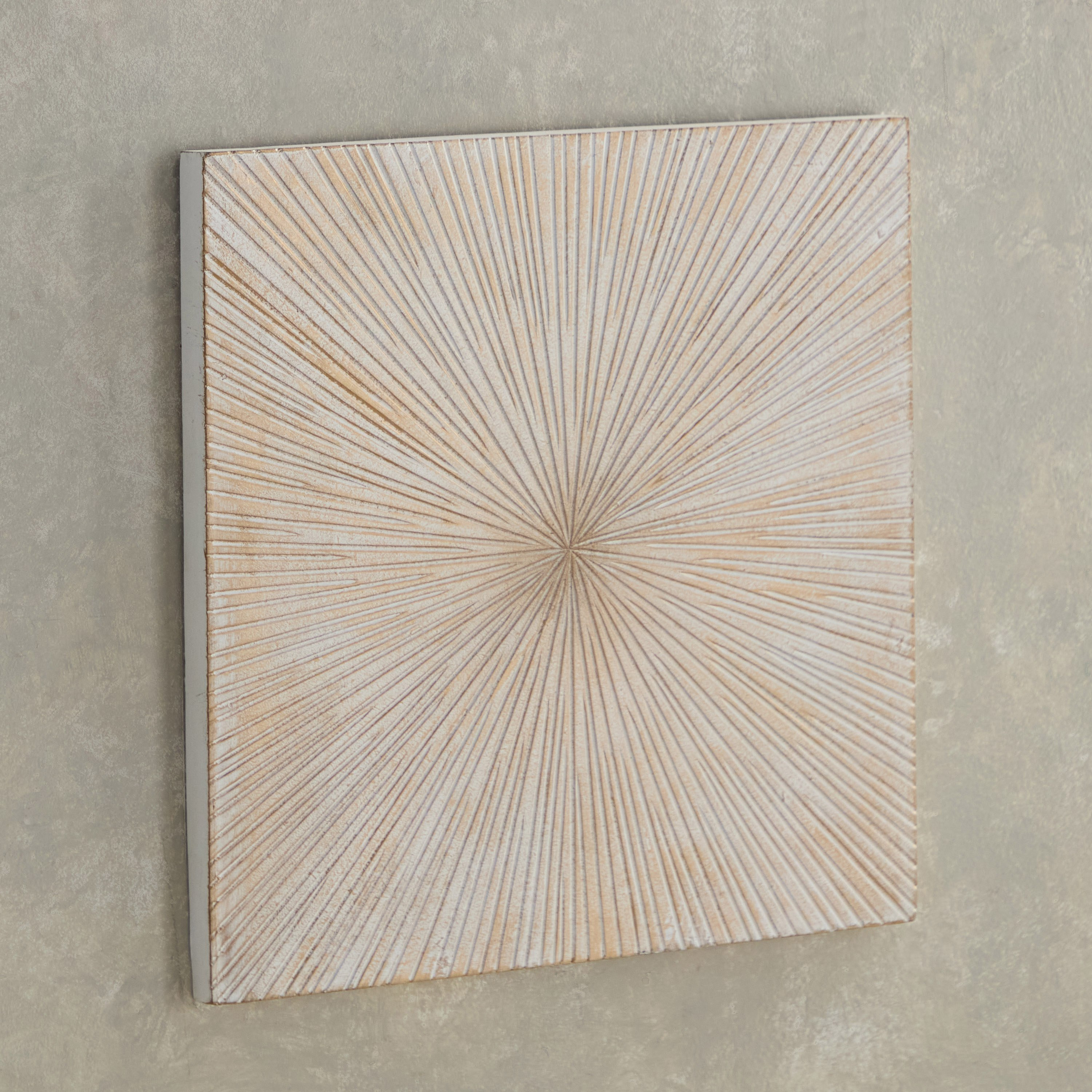 لوحة حائط منحوتة من رينا - 45x3x45 سم-hbxdiningroom-walldecor-wallart-image-1
