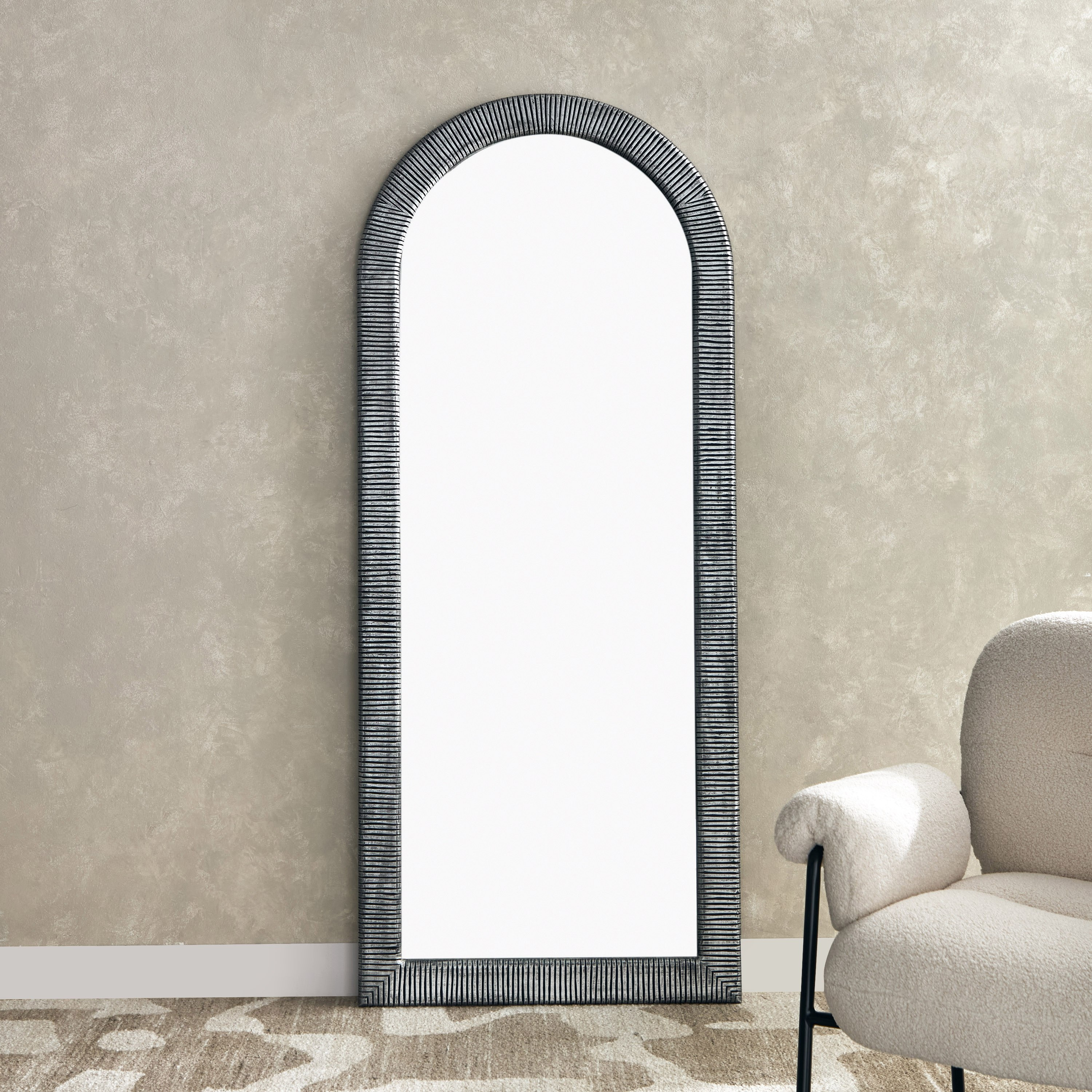 Rena Wooden Arch Floor Mirror - 75x4x180 cm-PROMO_HB_AE_B1G1_250925-image-2