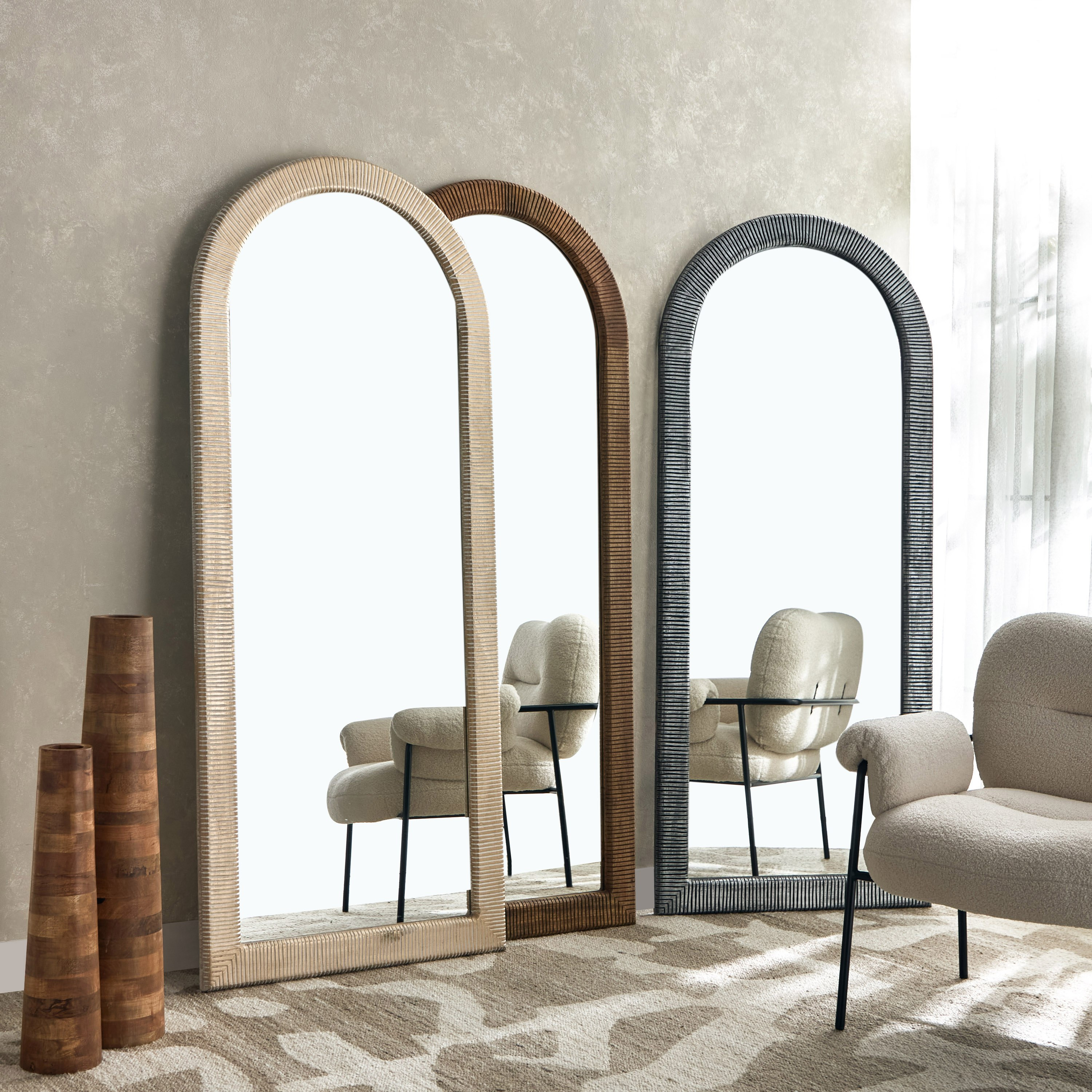 Rena Wooden Arch Floor Mirror - 75x4x180 cm-PROMO_HB_AE_B1G1_250925-image-5