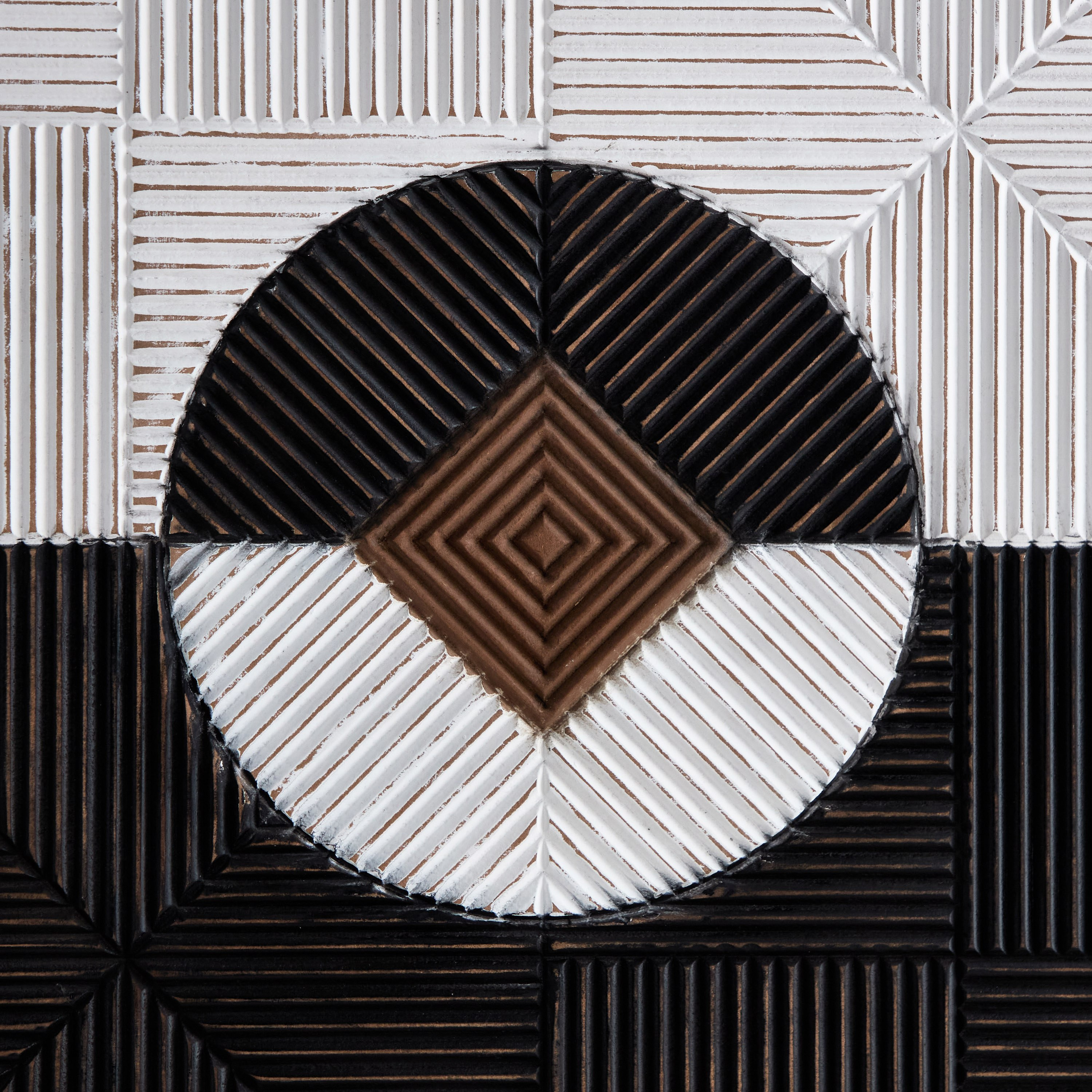 لوحة حائط منحوتة من رينا - 90x3x90 سم-hbxdiningroom-walldecor-wallart-image-4