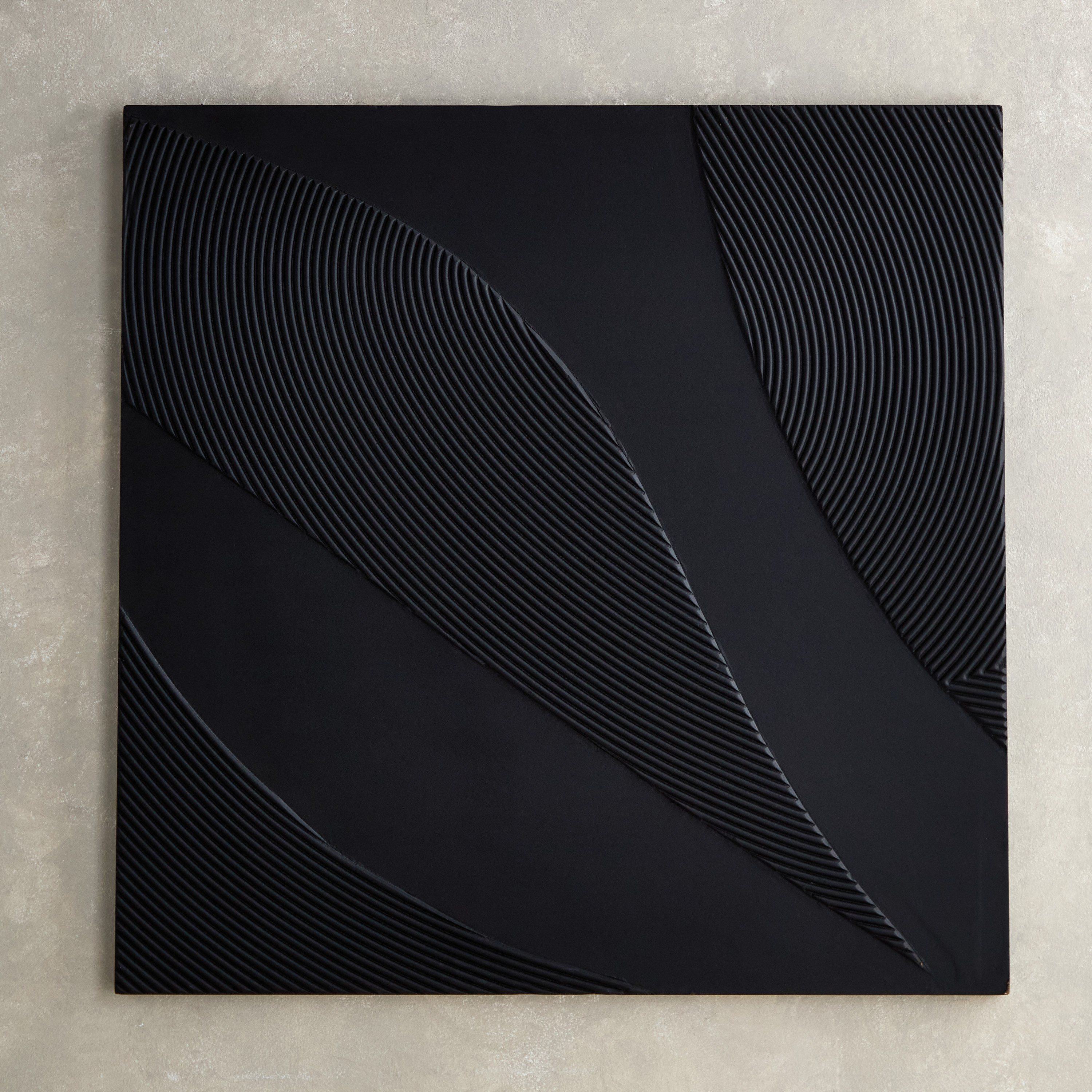 زينة حائط منحوتة إم دي إف من رينا - 90x3x90 سم-hbxdiningroom-walldecor-wallart-image-2