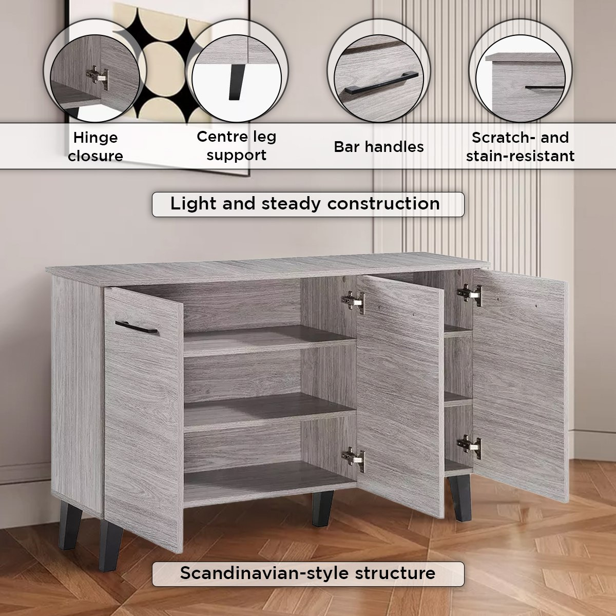 خزانة جانبية بـ 3 أبواب وأرفف من برينتون-hbxfurniture-diningroom-buffetsandsideboards-image-5