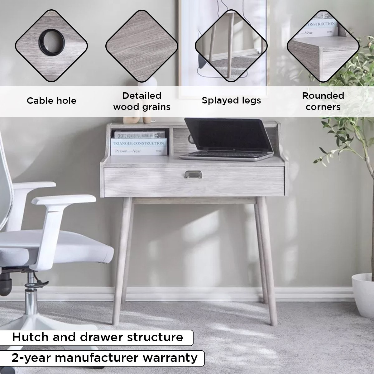 مكتب دراسة بدرج وخزانة من ريجا-hbxfurniture-office-desks-image-4