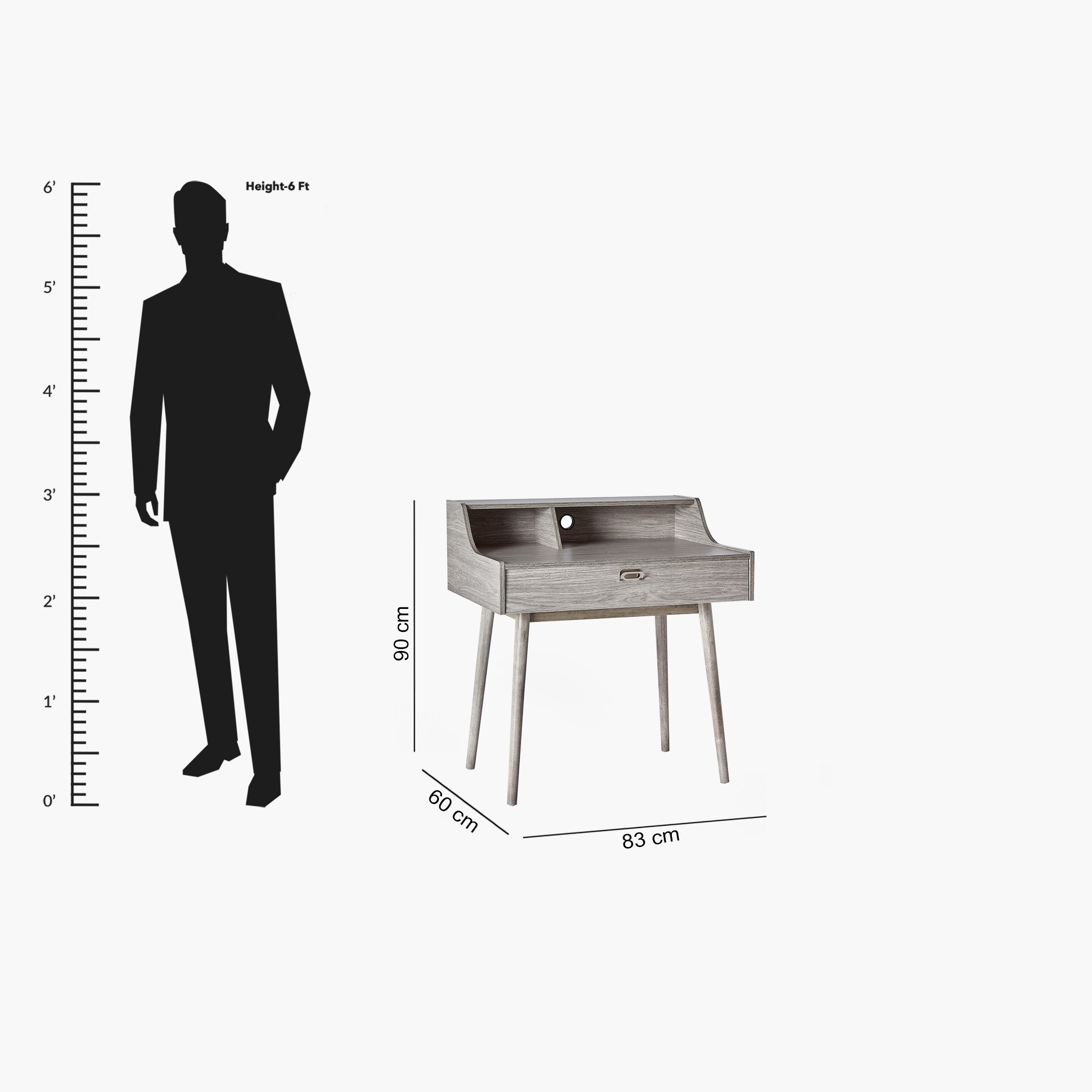 مكتب دراسة بدرج وخزانة من ريجا-hbxfurniture-office-desks-image-12