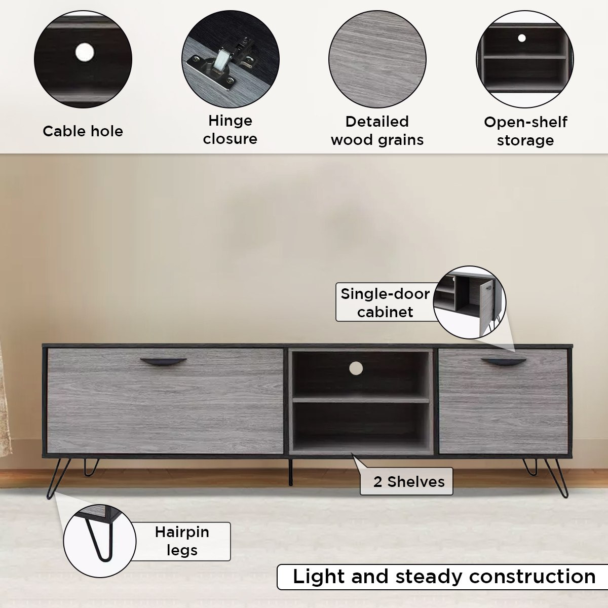Tulip TV Unit for TVs up to 75 inches - 180 cm-hbxlivingroom-mediaunitsandstorage-tvunits-image-5