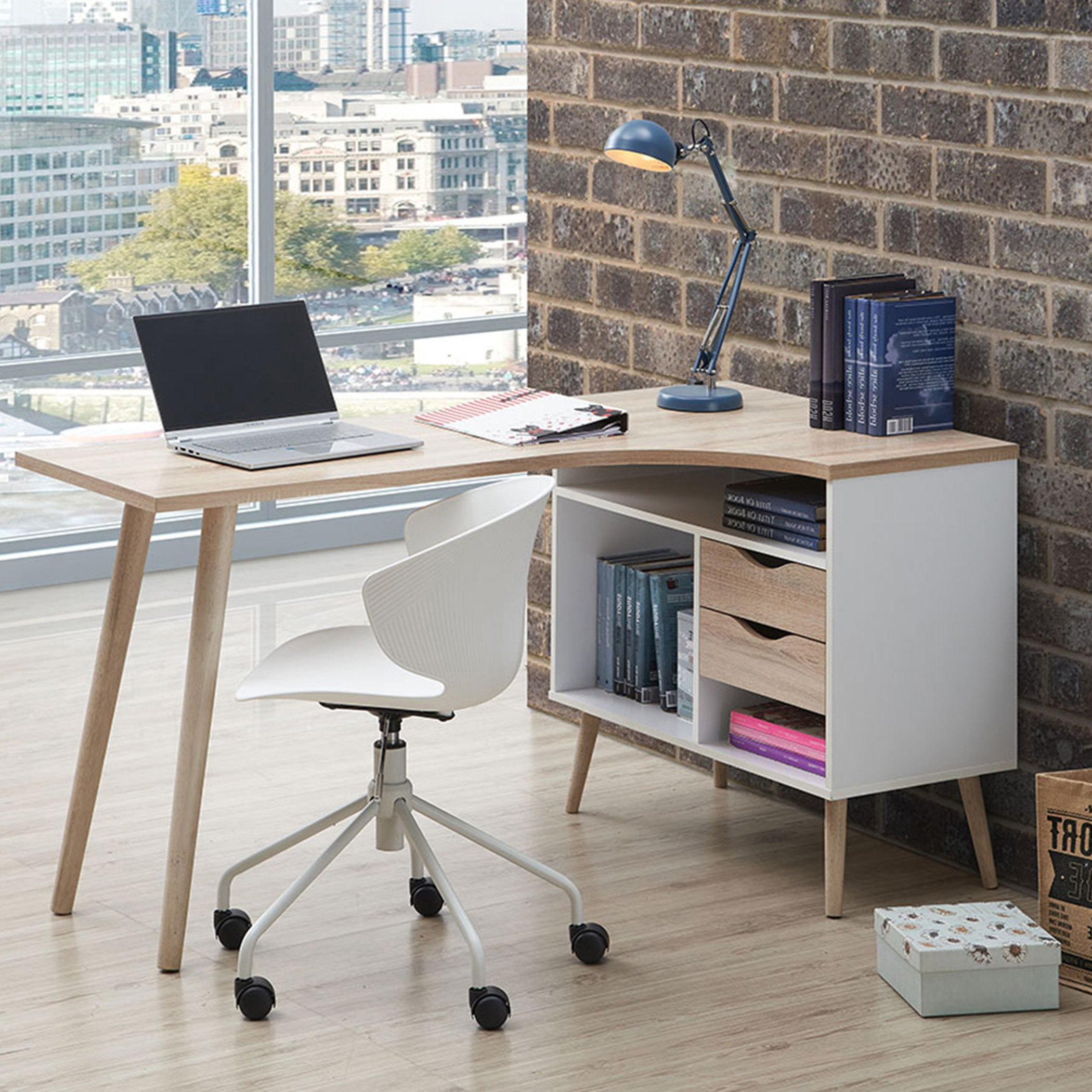 Valetta Corner Study Desk-hbxfurniture-office-desks-image-1