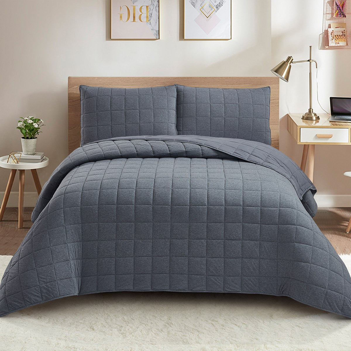 طقم لحاف كينج صيفي مبطن 3 قطع من قطن الجيرسي من نتنوك - 220x240 سم-hbxdecorandfurnishings-bedding-bedspreadsandquilts-image-2