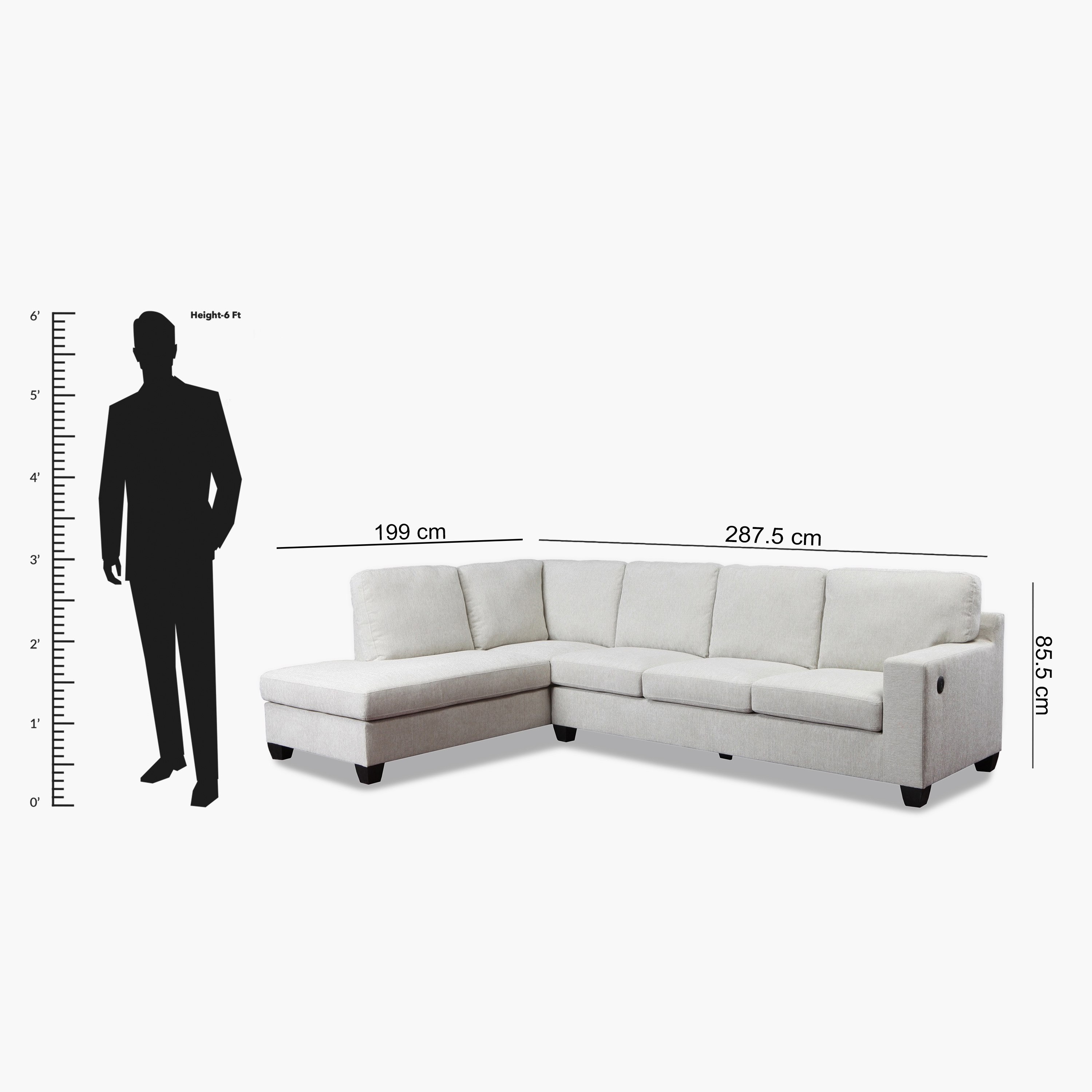 Simpson 4-Seater Left Corner Fabric Sofa with USB Port-hbxlivingroom-sofasandarmchairs-cornersofas-image-11