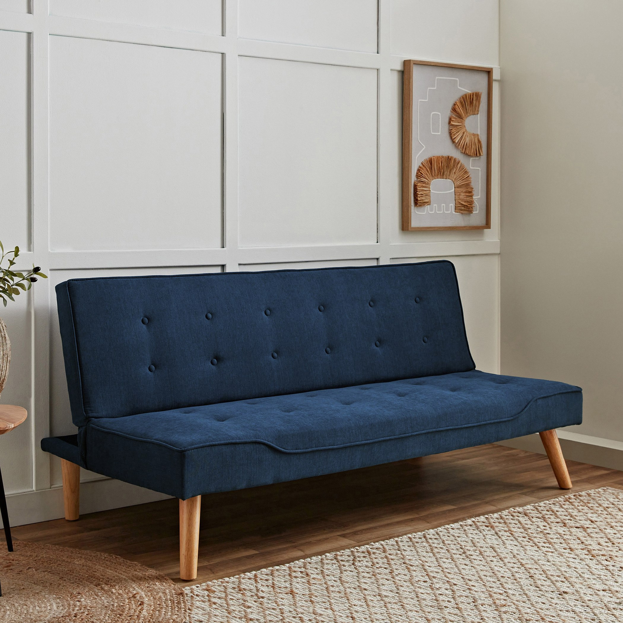 Polo 3-Seater Fabric Sofa Bed-hbxfurniture-sofasandarmchairs-sofabeds-image-1