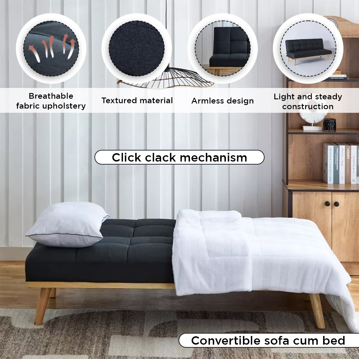 Odin 3-Seater Fabric Sofa Bed with USB Port-hbxfurniture-sofasandarmchairs-sofabeds-image-5
