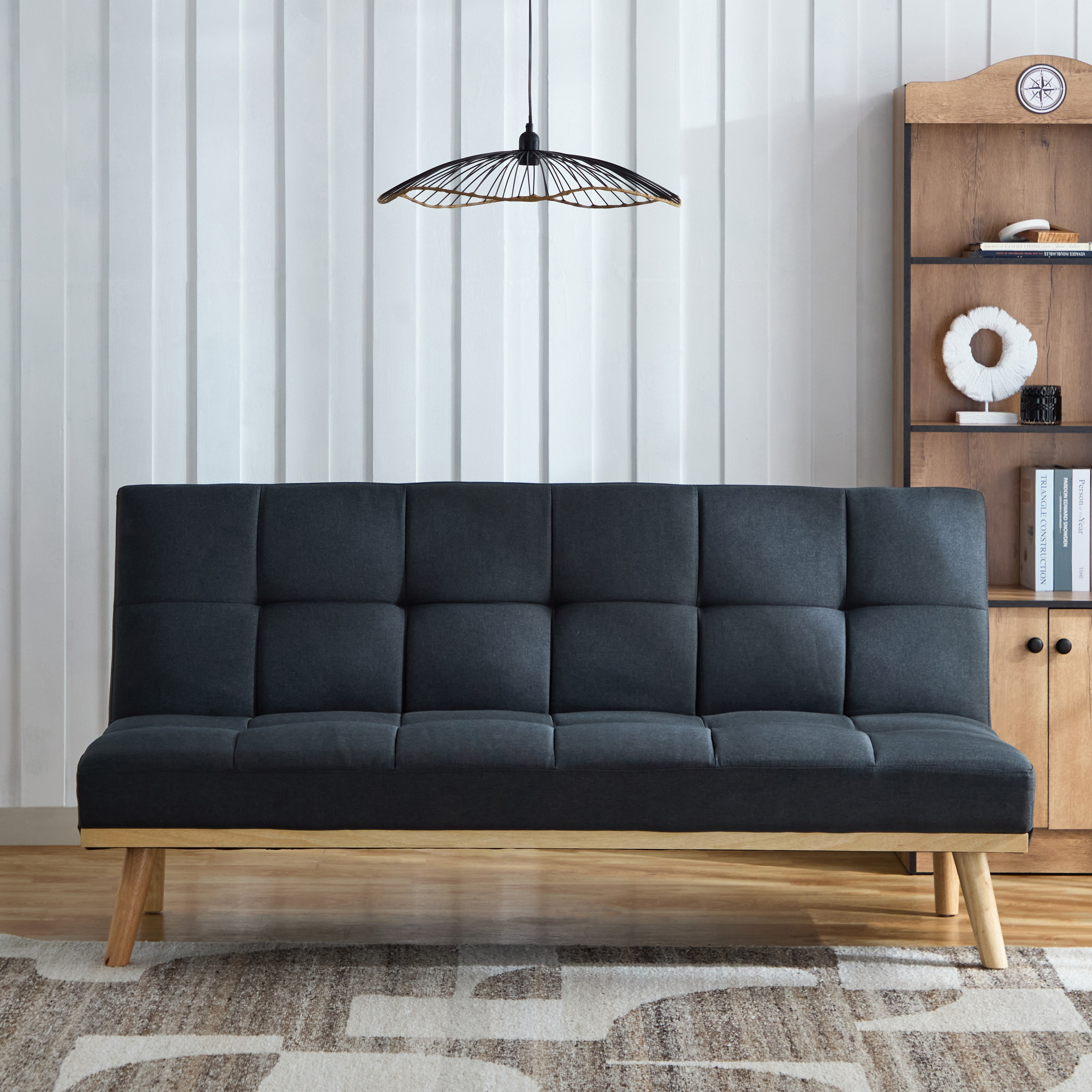 Odin 3-Seater Fabric Sofa Bed with USB Port-hbxfurniture-sofasandarmchairs-sofabeds-image-2