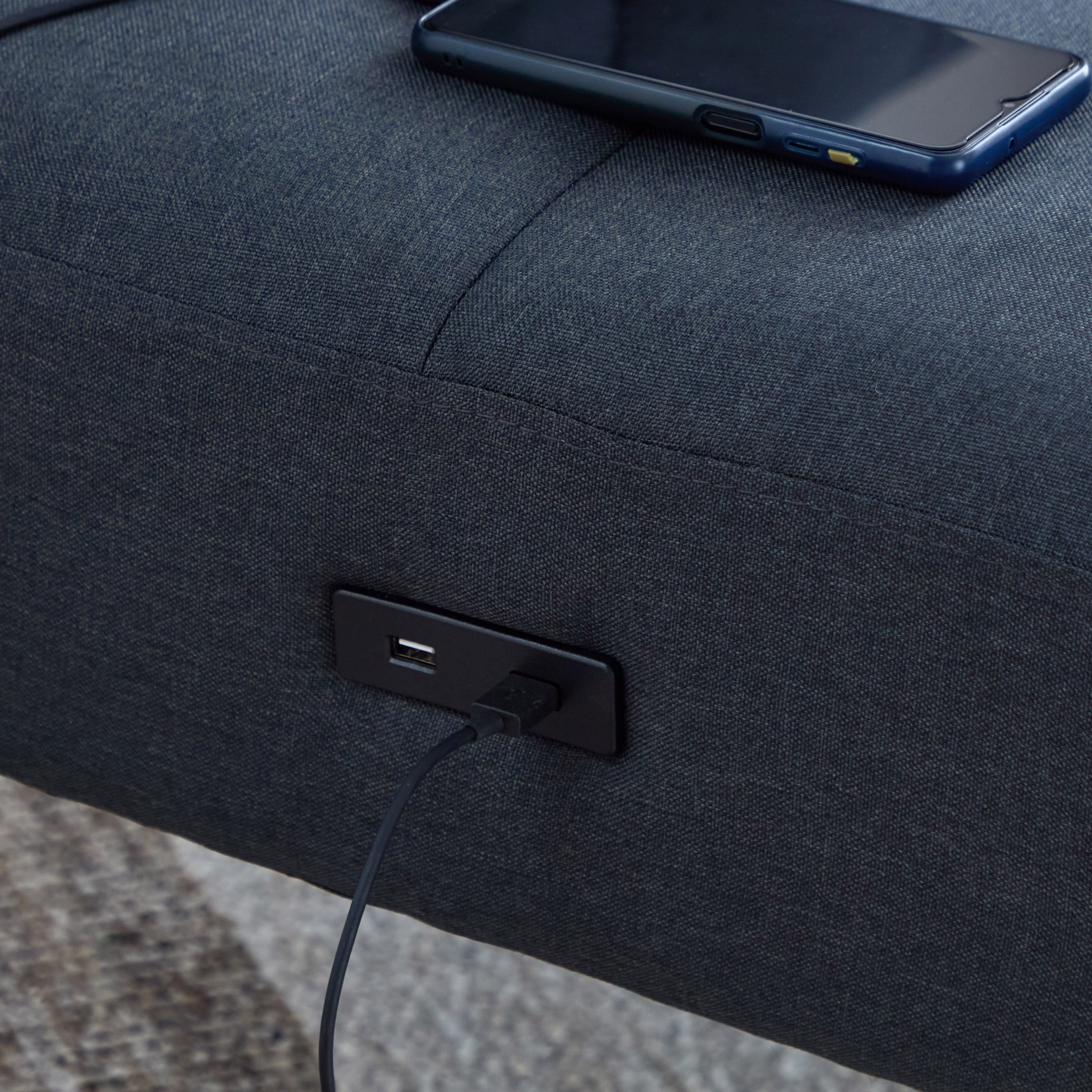 Odin 3-Seater Fabric Sofa Bed with USB Port-hbxfurniture-sofasandarmchairs-sofabeds-image-7