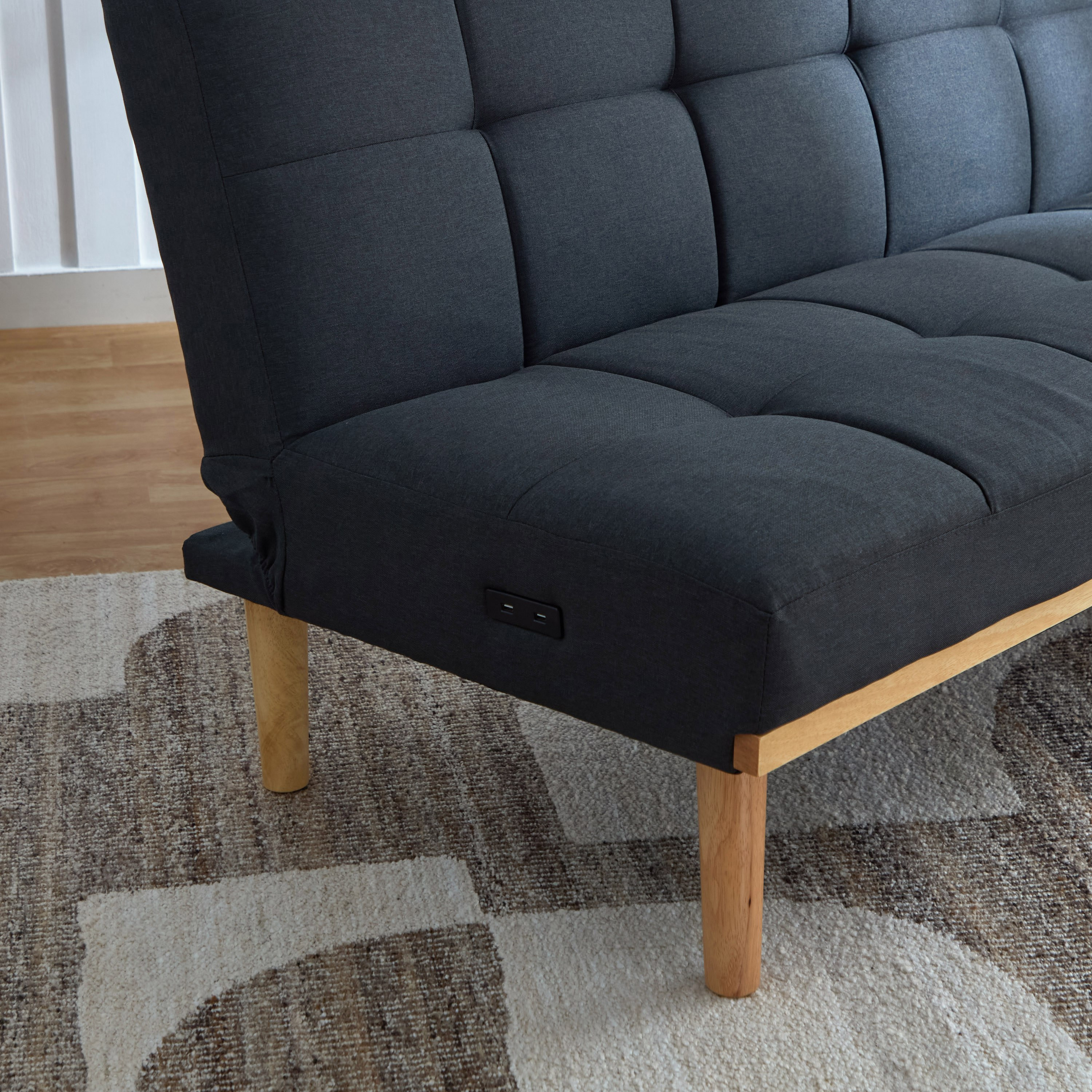 Odin 3-Seater Fabric Sofa Bed with USB Port-hbxfurniture-sofasandarmchairs-sofabeds-image-9