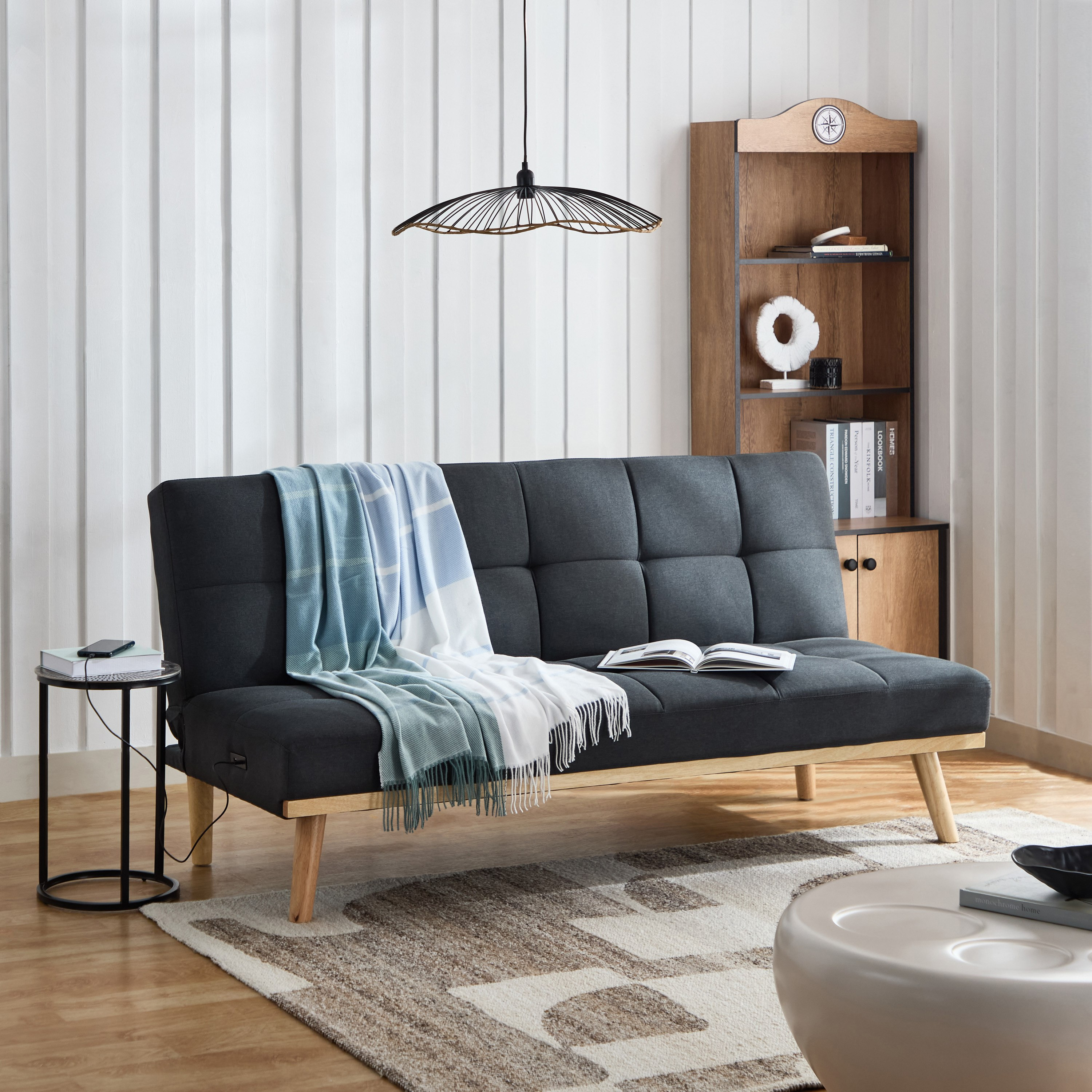 Odin 3-Seater Fabric Sofa Bed with USB Port-hbxfurniture-sofasandarmchairs-sofabeds-image-10