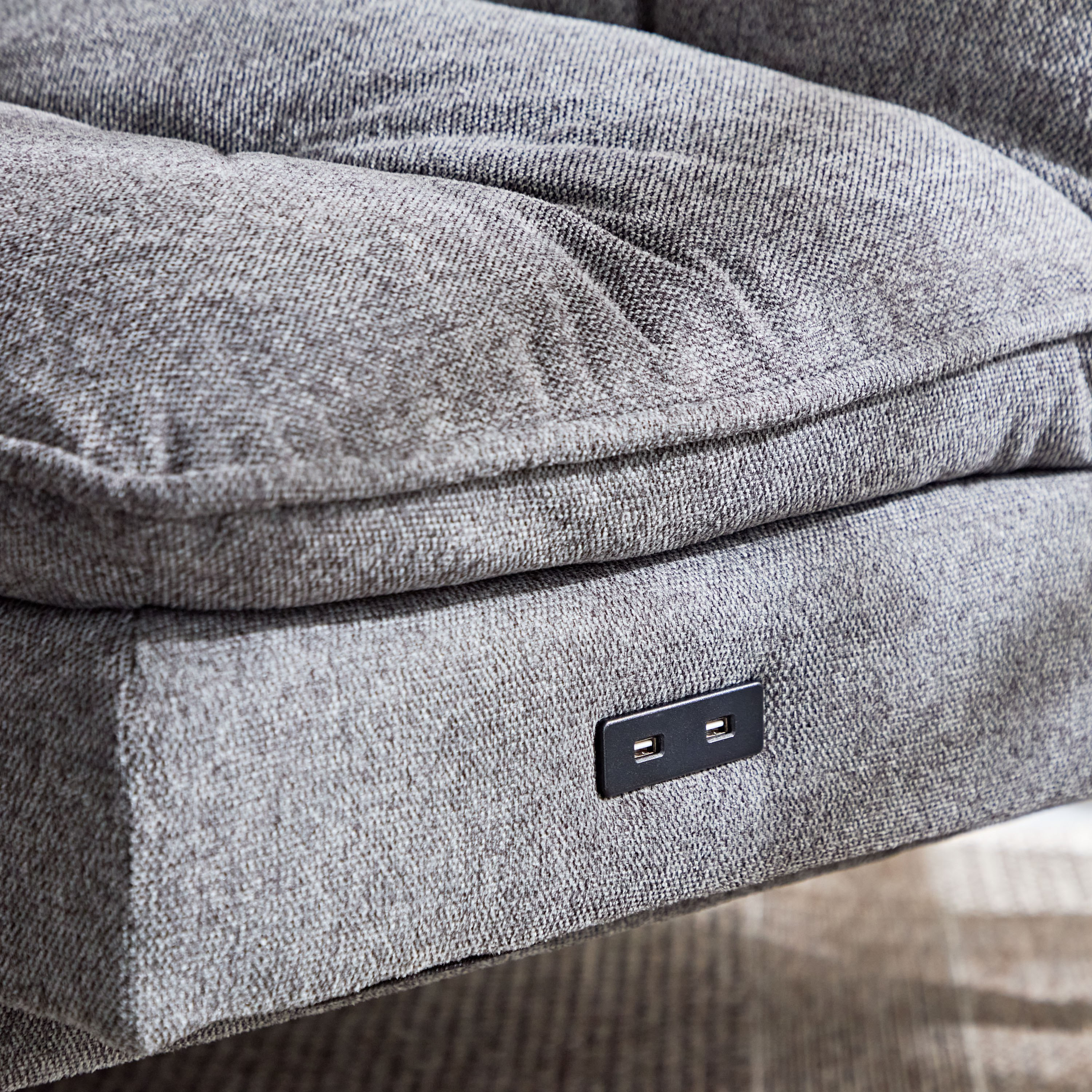 Titanium 3-Seater Fabric Sofa Bed with USB Port-hbxfurniture-sofasandarmchairs-sofabeds-image-13