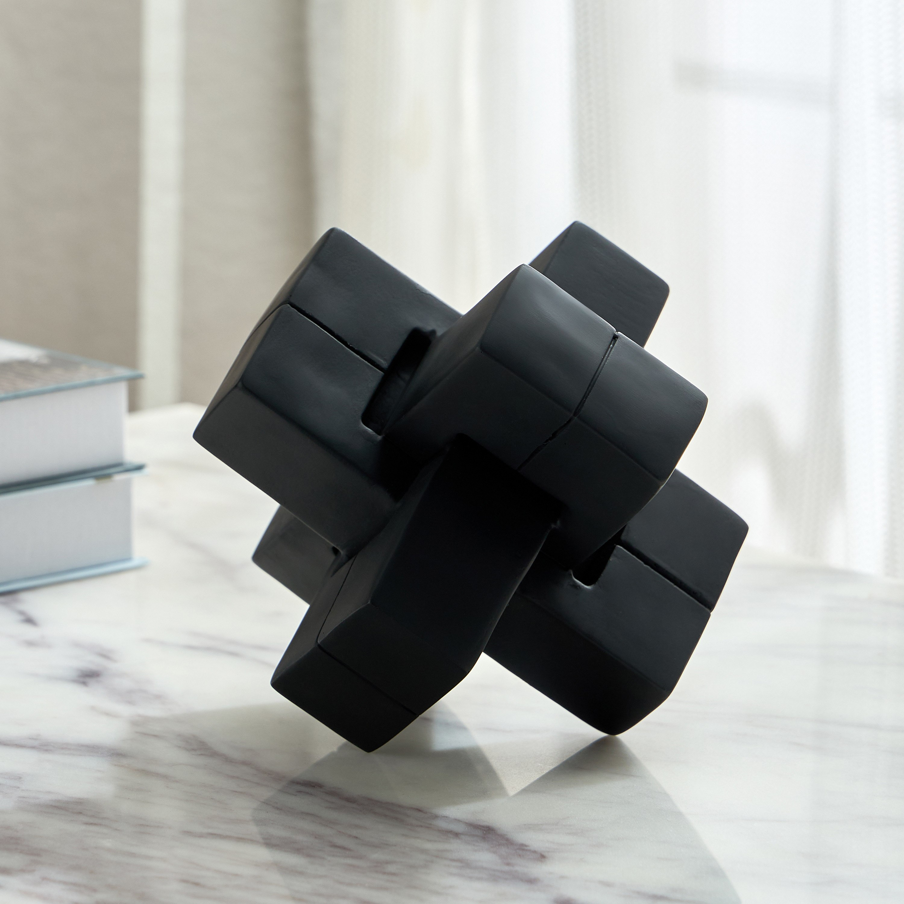 Calle Poyresin Abstract Geometry Accent - 20.8x20.8x21 cm-hbxhomeware-homedecor-figurinesandornaments-image-1