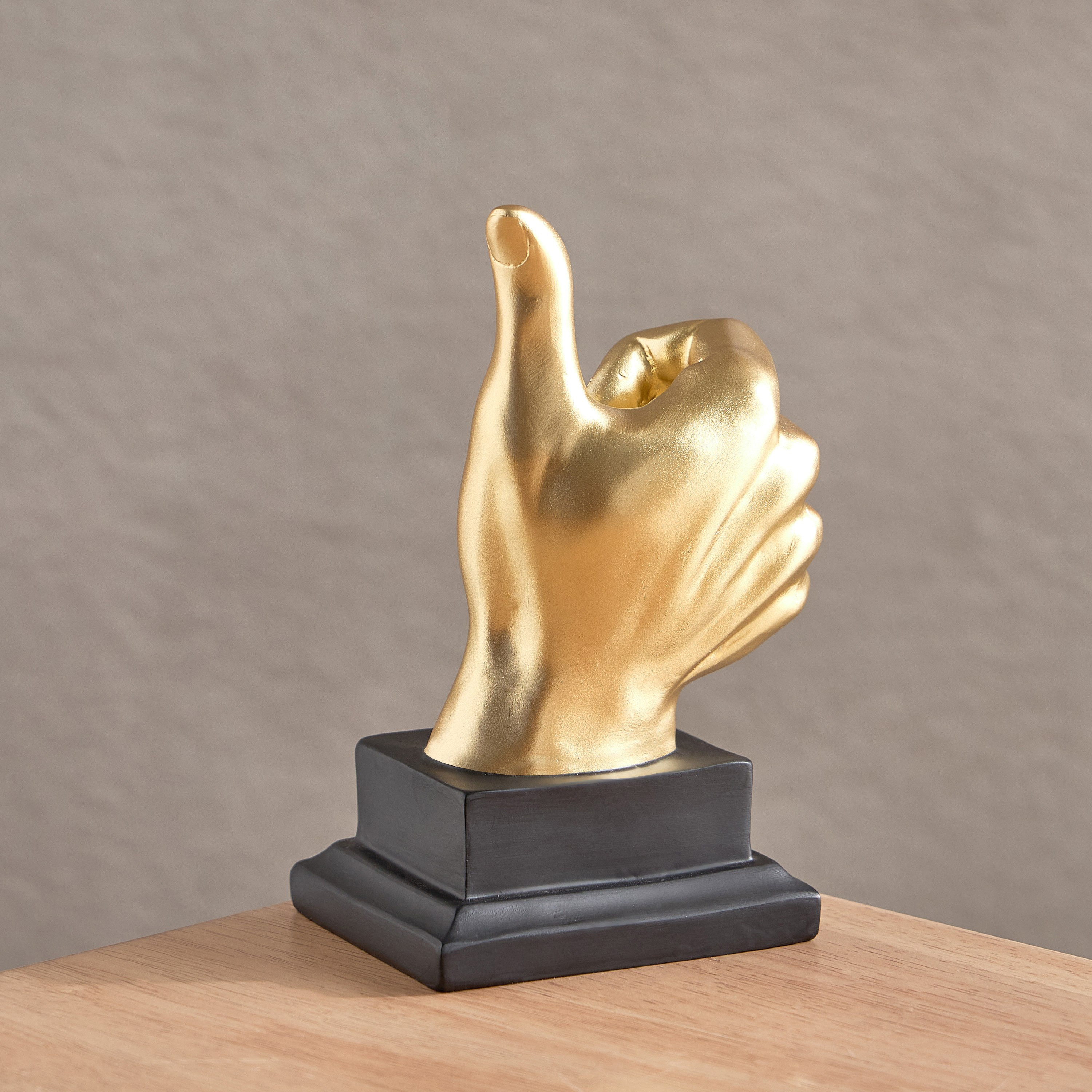 قطعة ديكور إبهام مرفوع بوليريسين من كالي - 7.3x6x13.3 سم-hbxhomeware-homedecor-figurinesandornaments-image-3