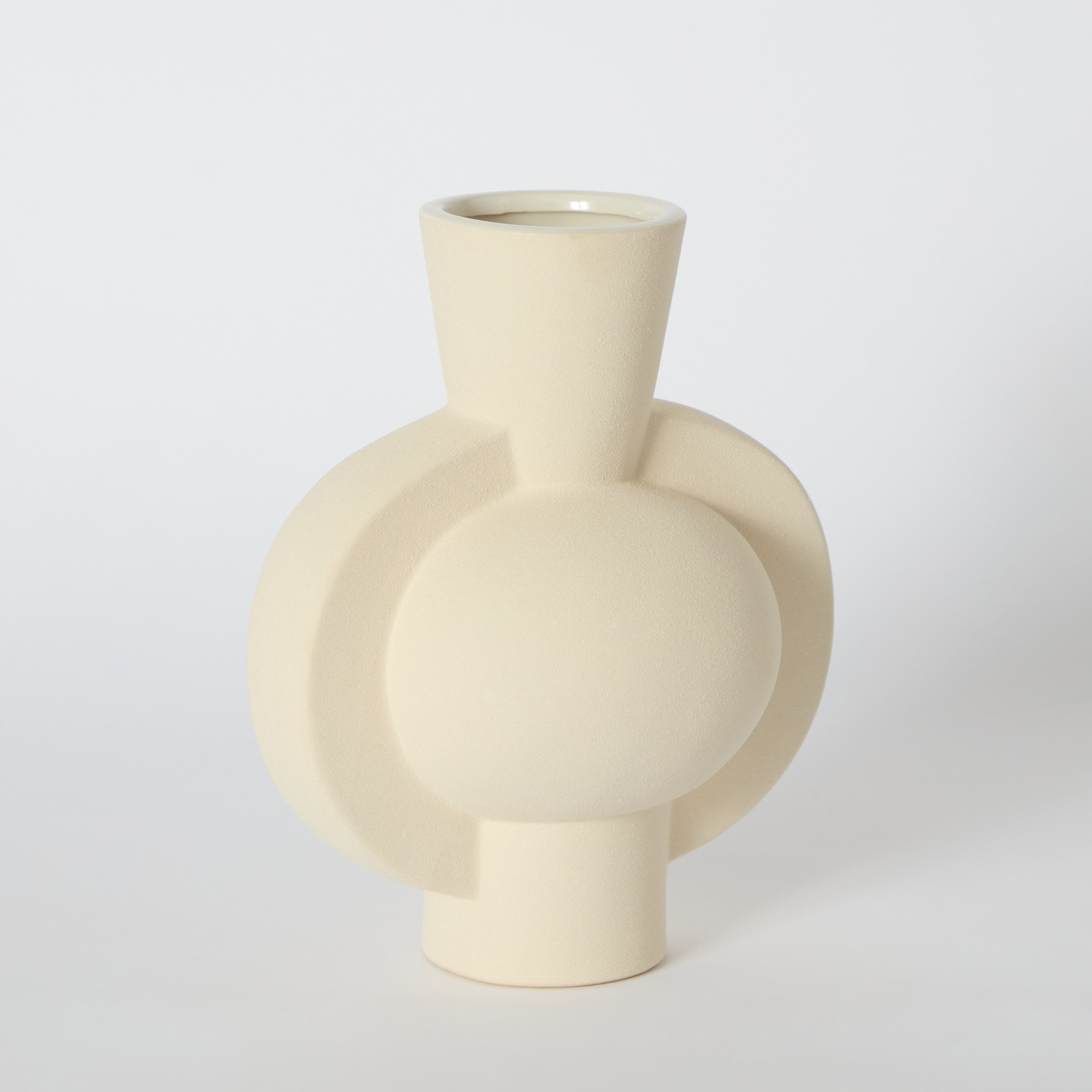 مزهرية سيراميك عضوية من كوين - 19.5x13.7x23.5 سم-hbxbedroom-decorandaccessories-vases-image-5