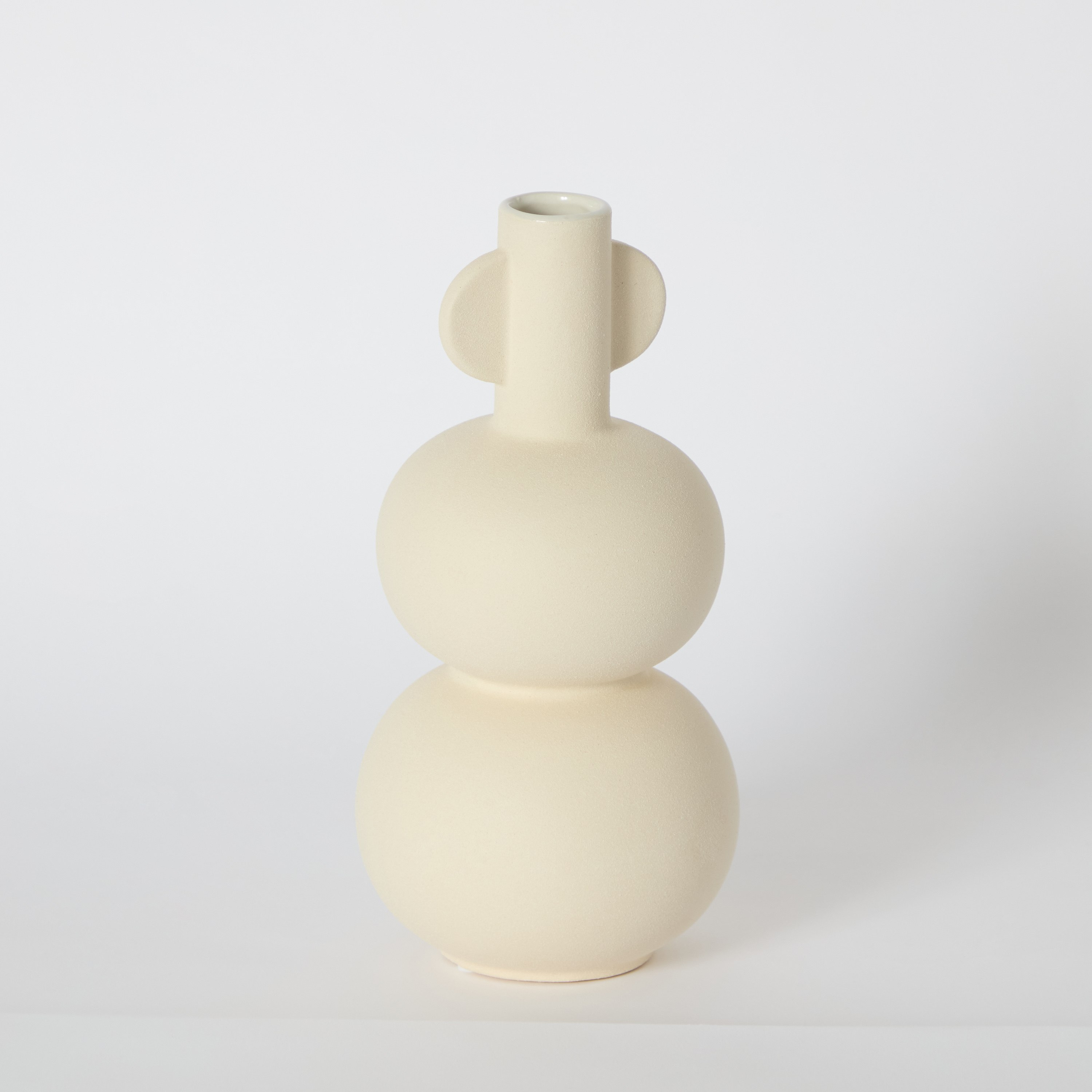 مزهرية سيراميك عضوية من كوين - 14x14x28 سم-hbxbedroom-decorandaccessories-vases-image-5