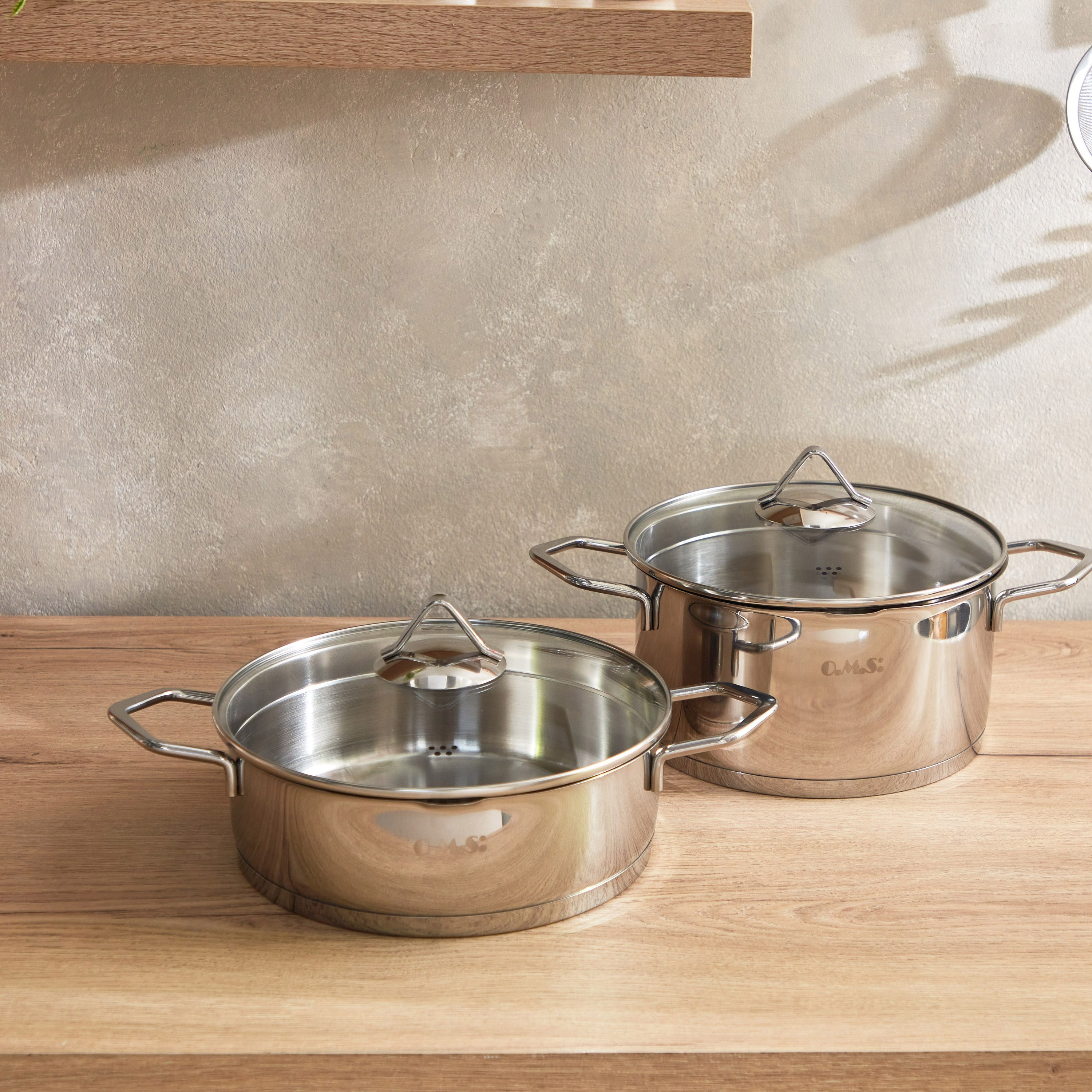 طقم أواني طهي ستانلس ستيل 10 قطع من أو إم إس-hbxhomeware-hbxkitchen-image-3