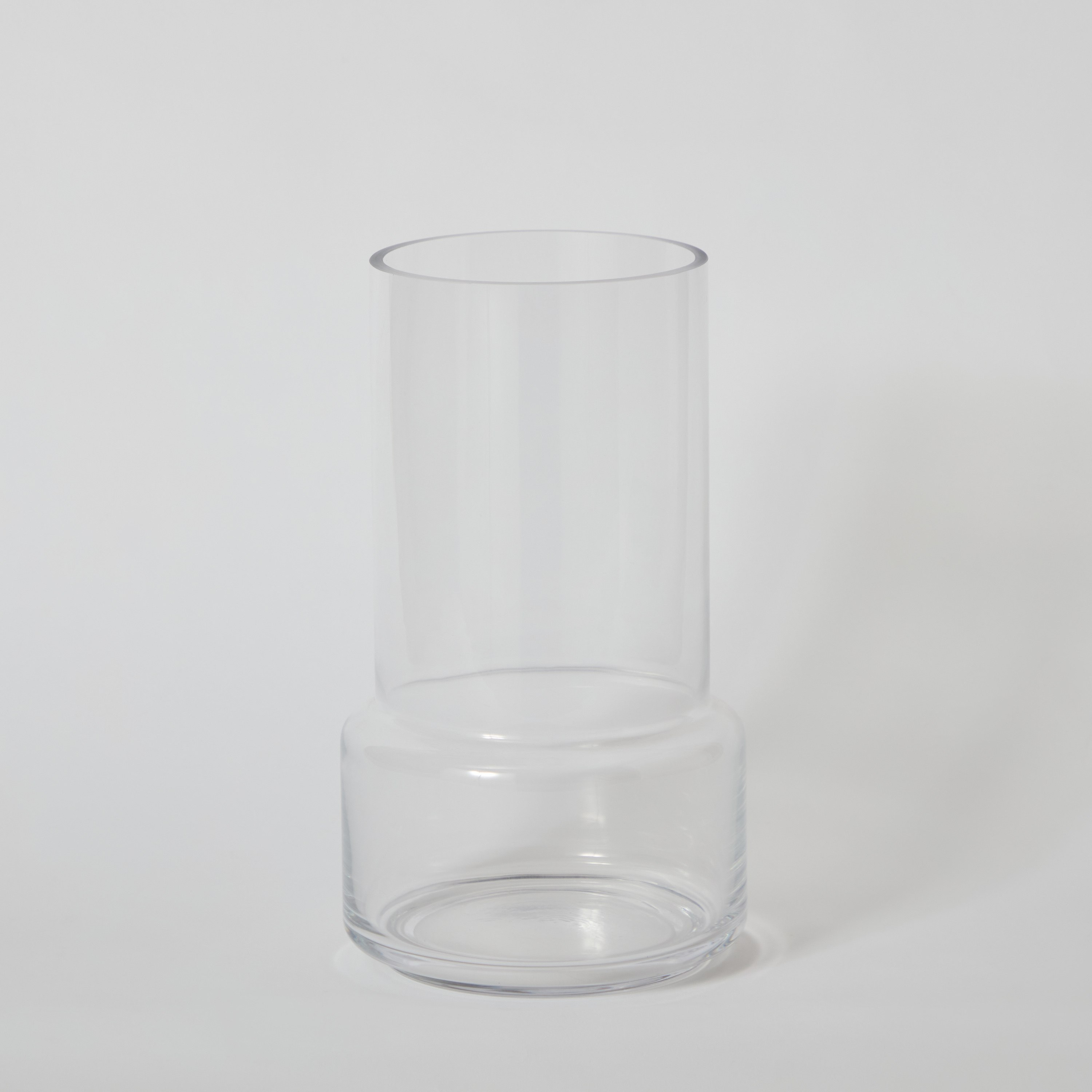 مزهرية زجاج بقاعدة بولب من إكلات - 11x17x30 سم-hbxbedroom-decorandaccessories-vases-image-5