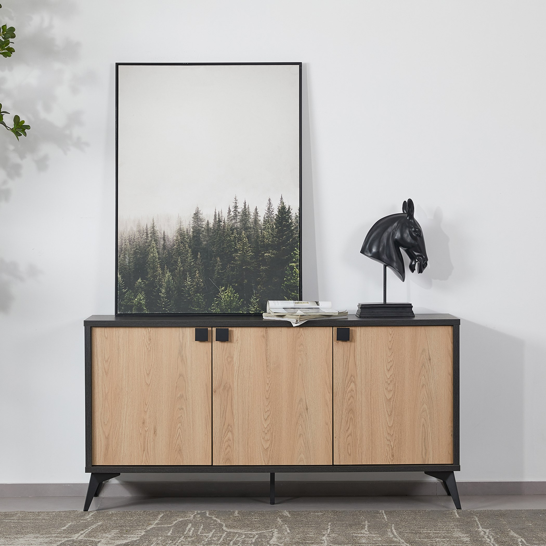 وحدة تخزين 3 أبواب من لوكسمبورج-hbxfurniture-diningroom-buffetsandsideboards-image-1