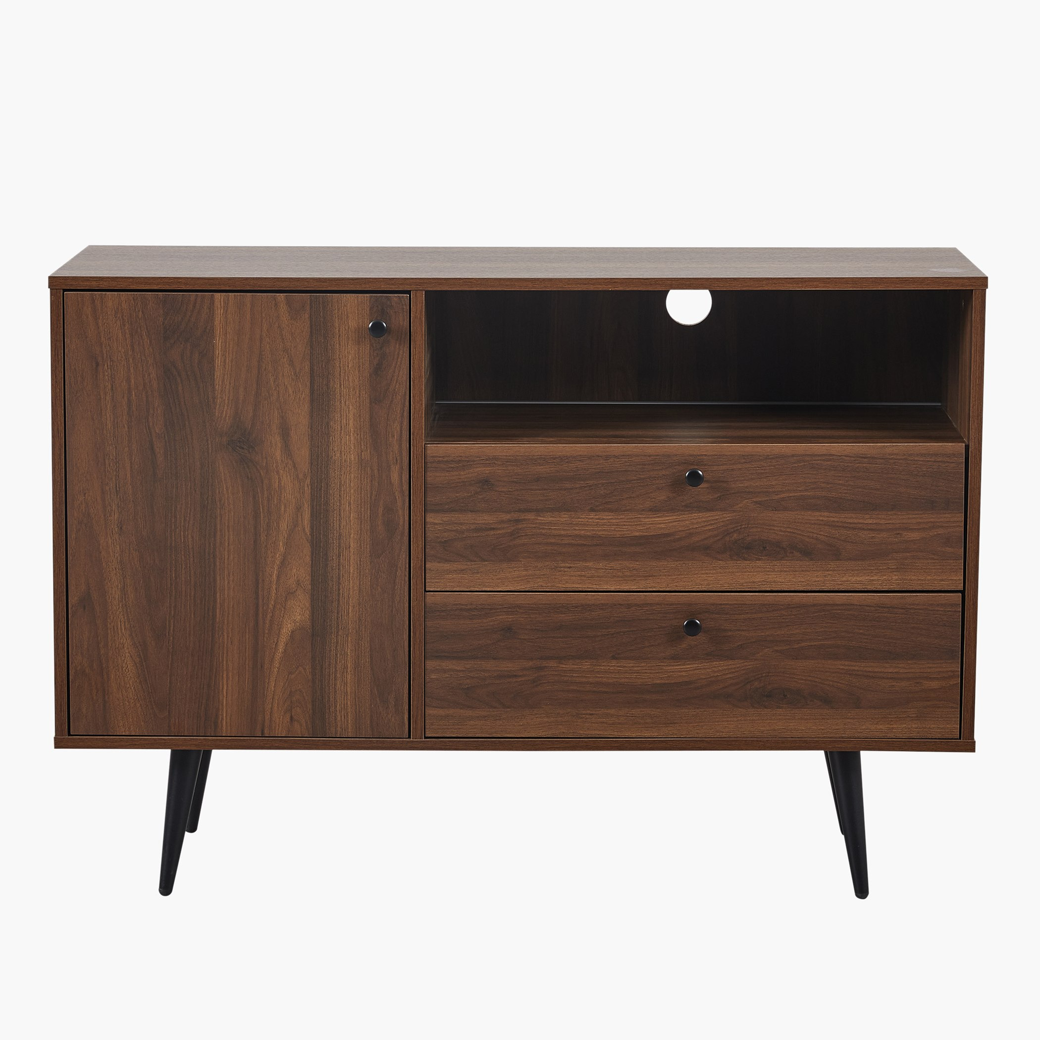 Finland 2-Drawer Sideboard High TV Unit with Door-hbxfurniture-diningroom-buffetsandsideboards-image-2