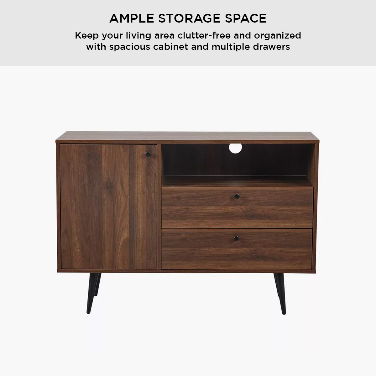 Finland 2-Drawer Sideboard High TV Unit with Door-hbxfurniture-diningroom-buffetsandsideboards-image-6