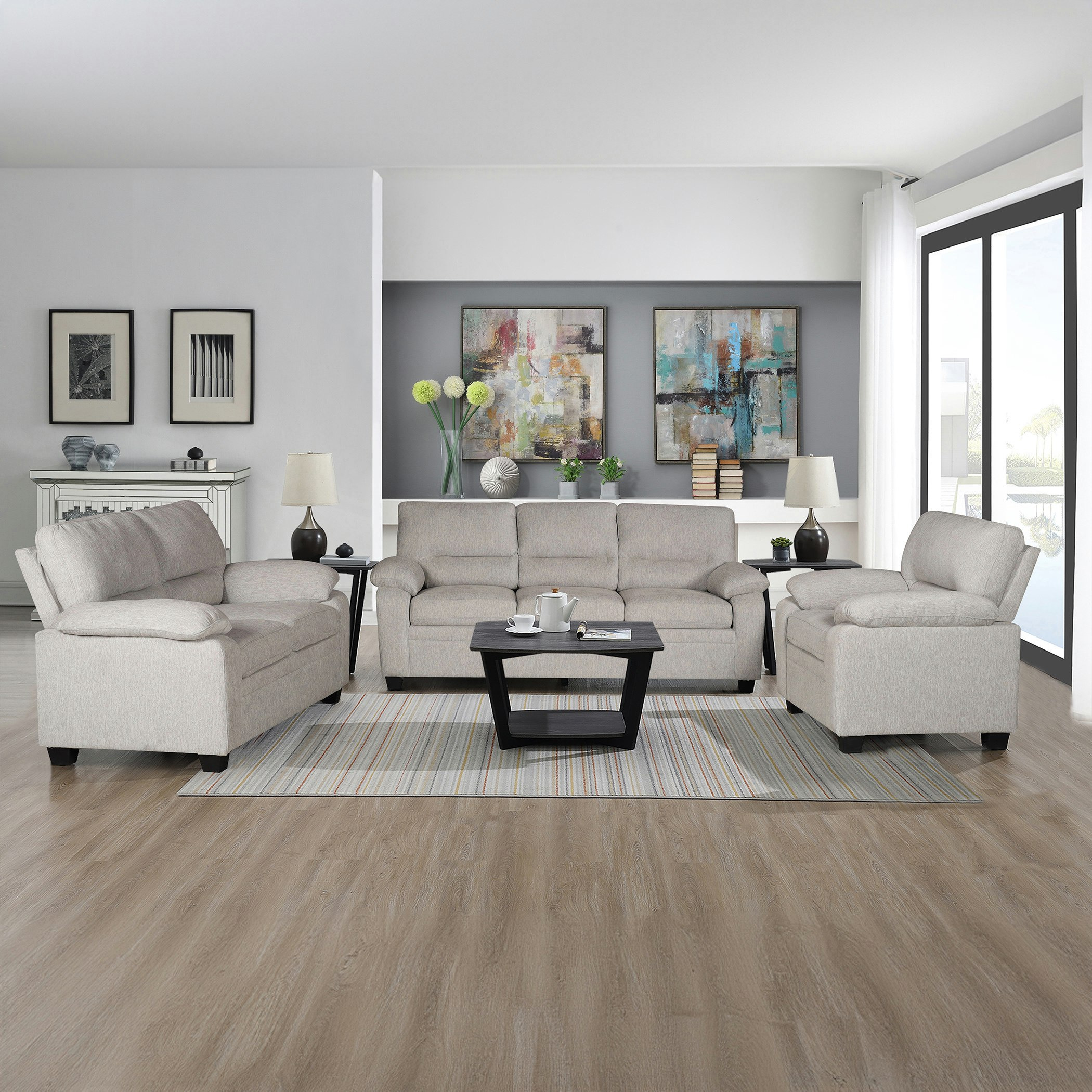 كنبة قماش بمقعدين - فريدي-hbxlivingroom-sofasandarmchairs-sofas-image-9