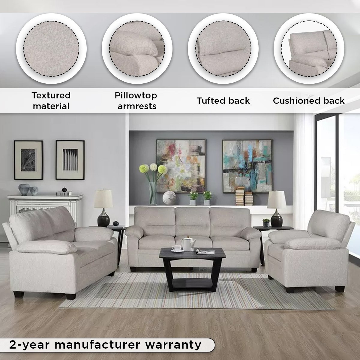كنبة قماش بمقعدين - فريدي-hbxlivingroom-sofasandarmchairs-sofas-image-4