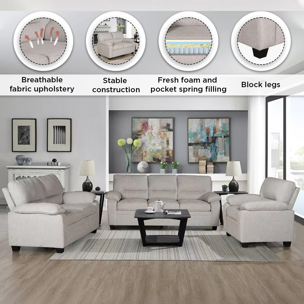 كنبة قماش بمقعدين - فريدي-hbxlivingroom-sofasandarmchairs-sofas-image-5