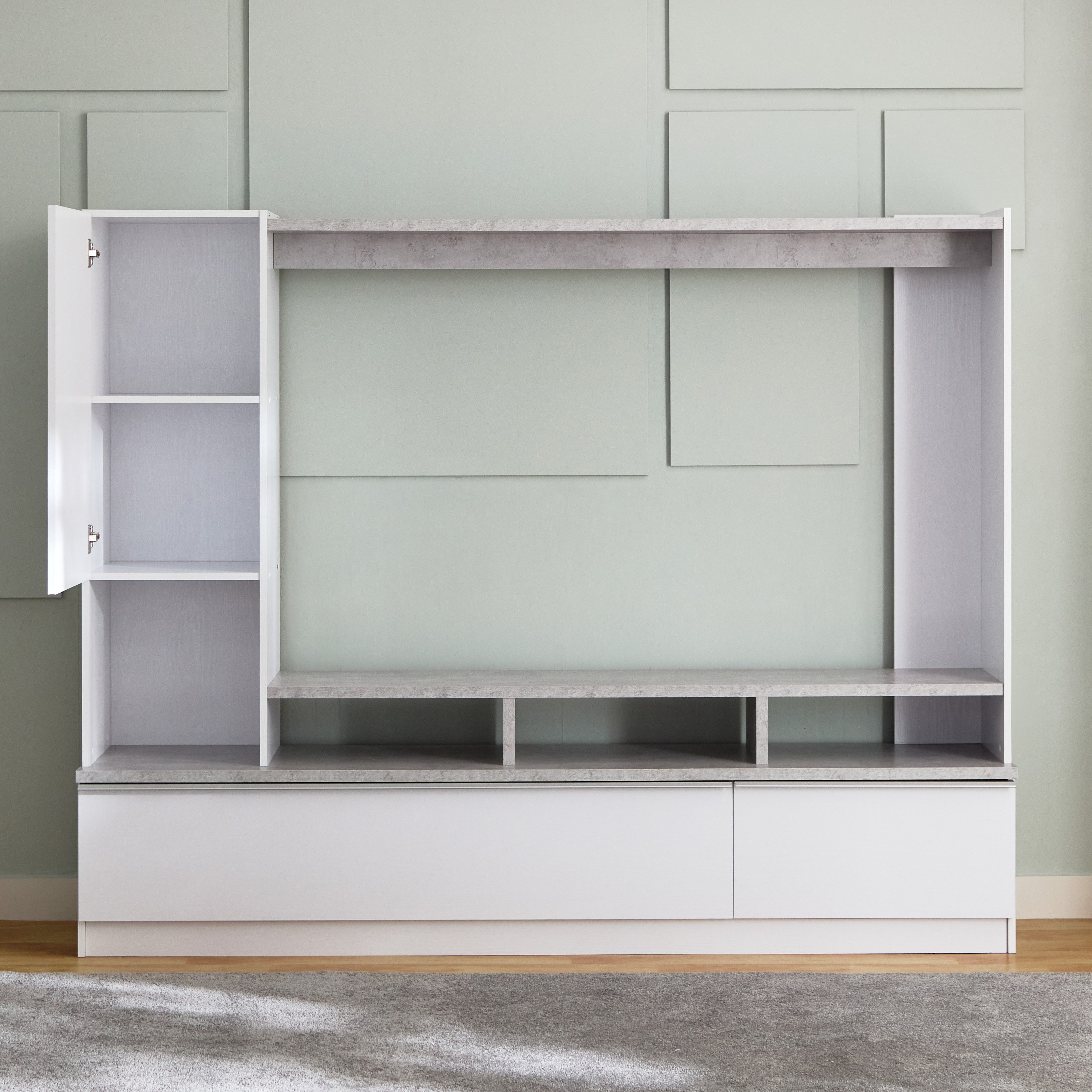 وحدة حائط للتلفزيونات حتى 55 بوصة من فيتا-hbxlivingroom-mediaunitsandstorage-wallunits-image-9