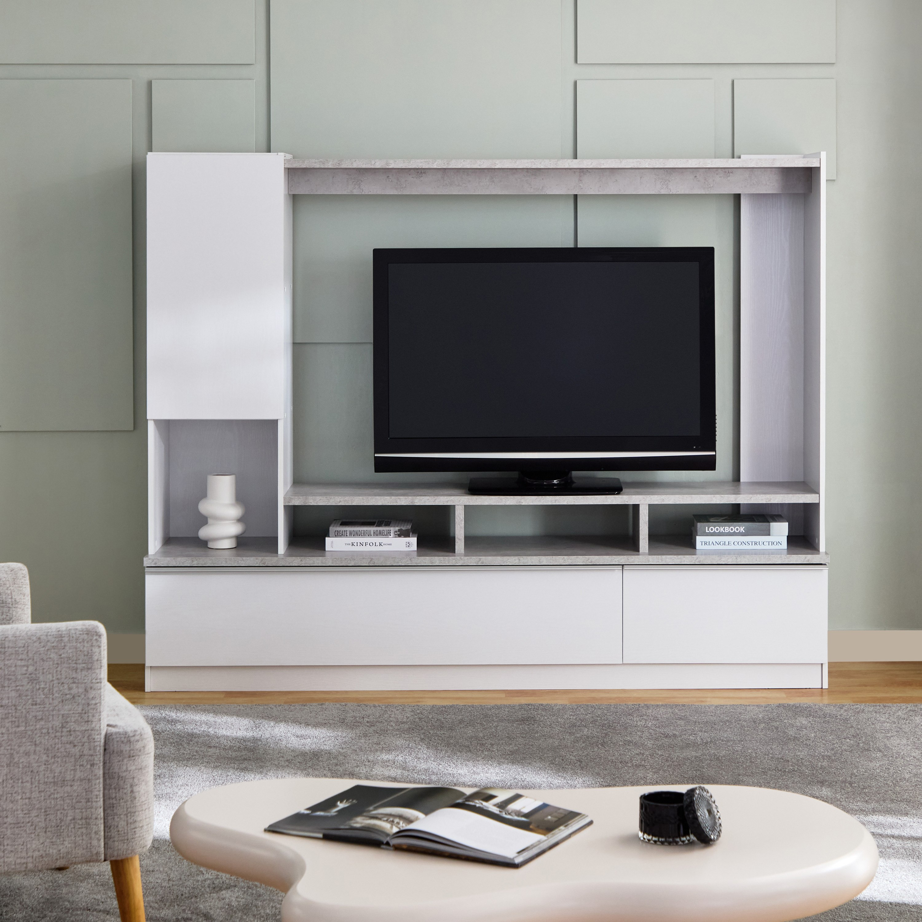 وحدة حائط للتلفزيونات حتى 55 بوصة من فيتا-hbxlivingroom-mediaunitsandstorage-wallunits-image-12