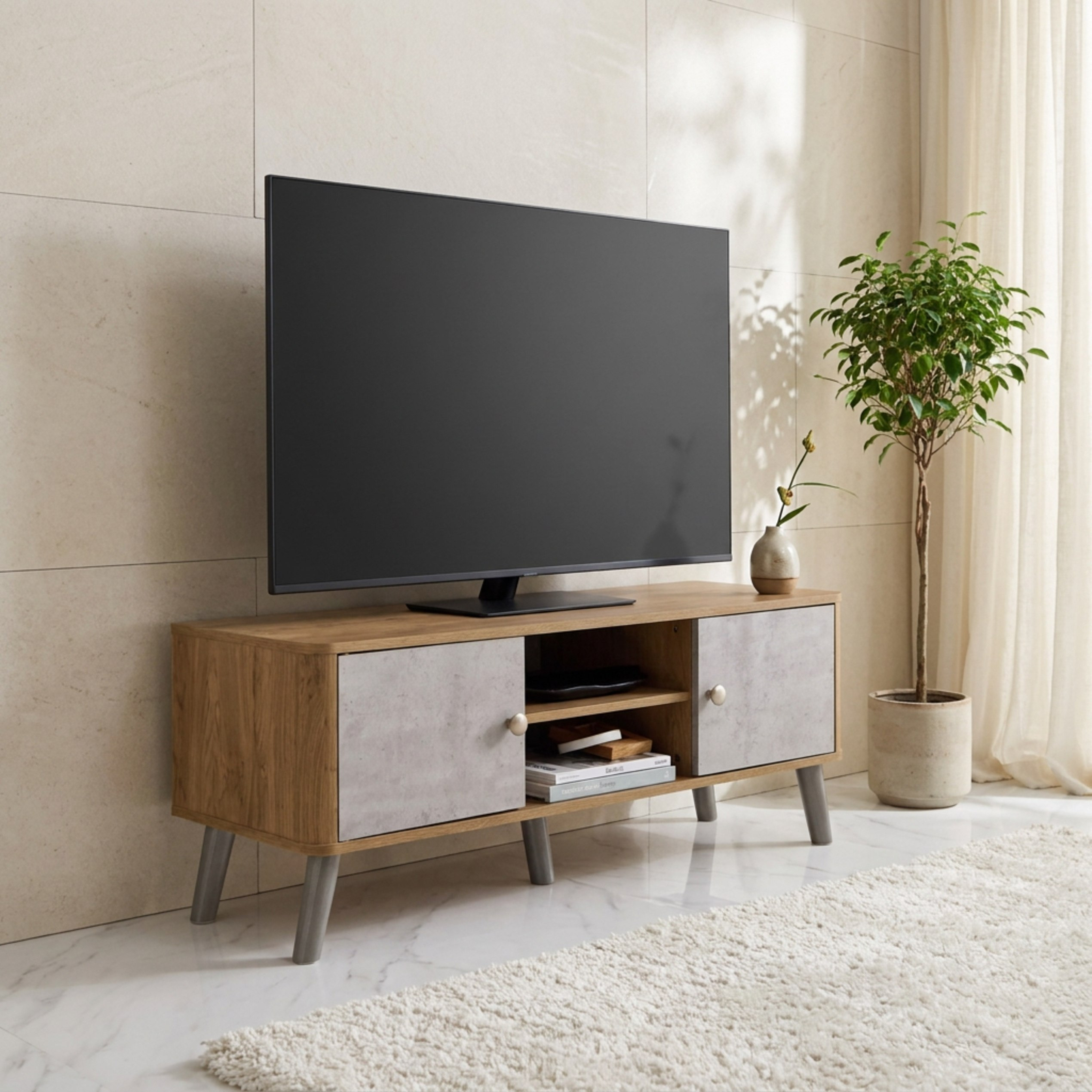 Emila 1.2 Metre TV Unit for TVs up to 50 inches-hbxlivingroom-mediaunitsandstorage-tvunits-image-1