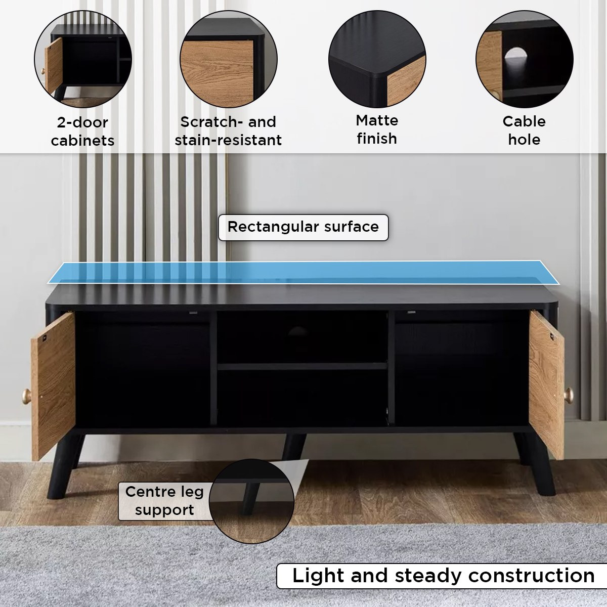 وحدة تلفزيون حتى 50 بوصة 1.2 متر من إميلا-hbxlivingroom-mediaunitsandstorage-tvunits-image-5