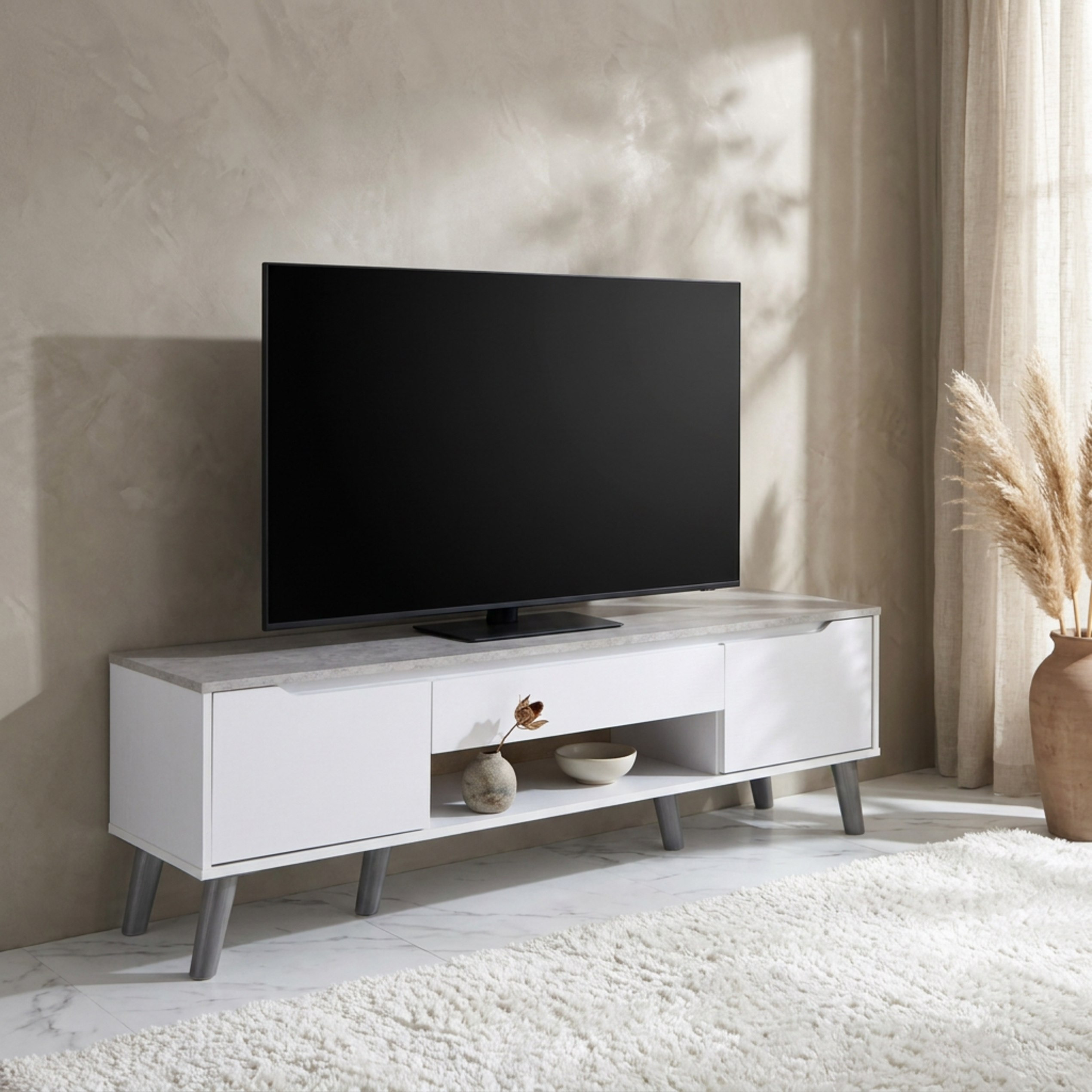 Arlow 1.5 Metre TV Unit for TVs up to 65 inches-hbxlivingroom-mediaunitsandstorage-tvunits-image-1
