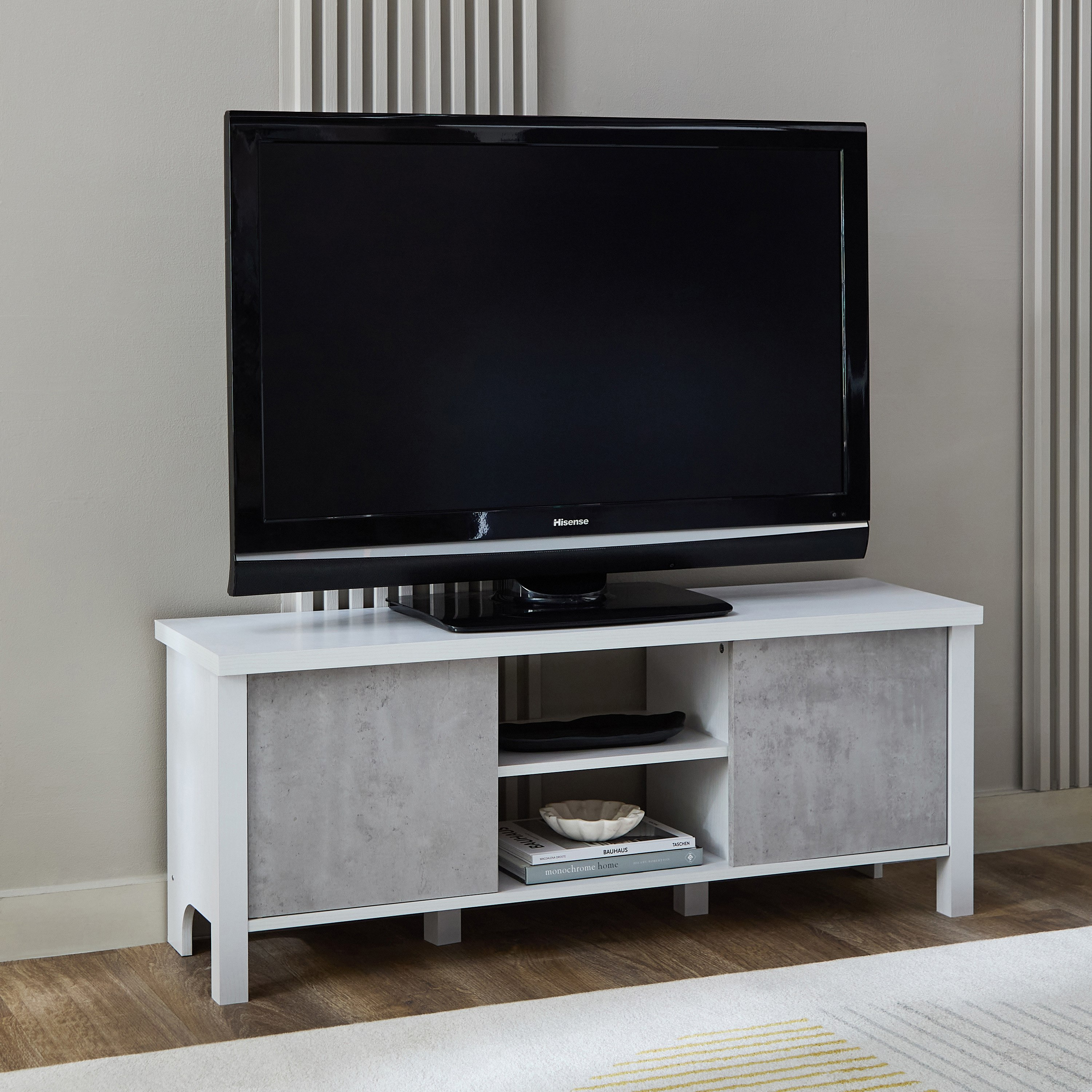 Trever 1.2 Metre TV Unit for TVs up to 50 inches-hbxlivingroom-mediaunitsandstorage-tvunits-image-1