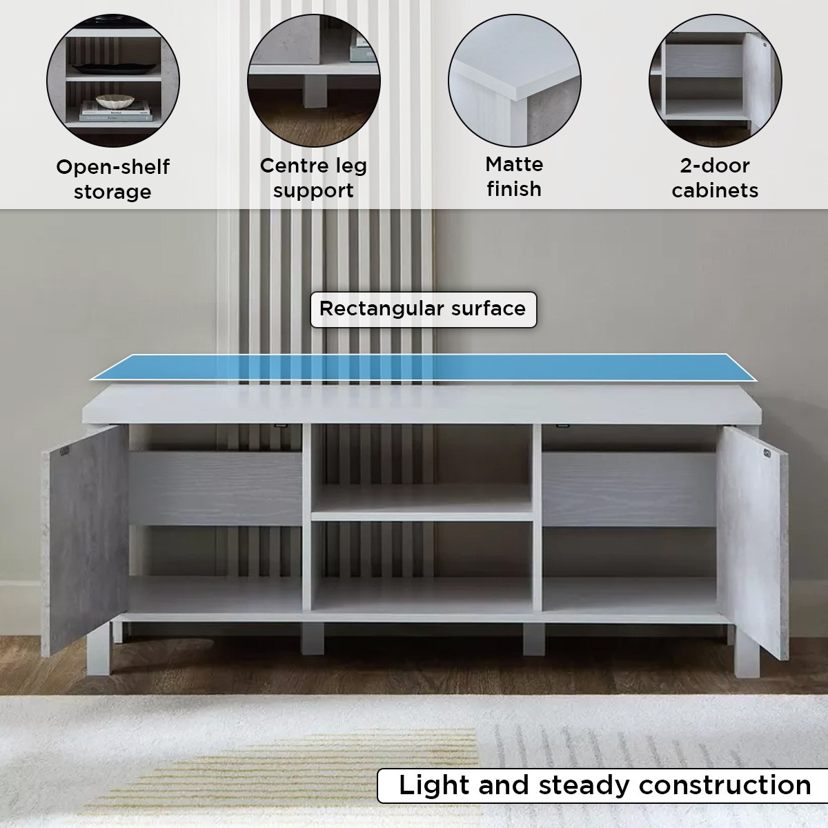 Trever 1.2 Metre TV Unit for TVs up to 50 inches-hbxlivingroom-mediaunitsandstorage-tvunits-image-5