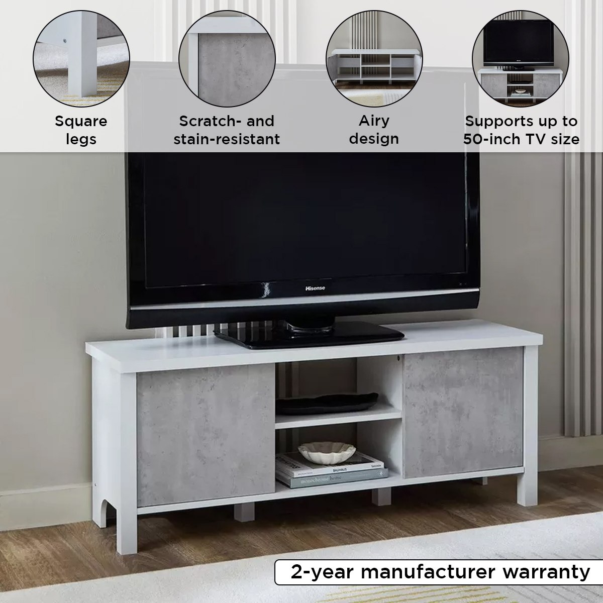 Trever 1.2 Metre TV Unit for TVs up to 50 inches-hbxlivingroom-mediaunitsandstorage-tvunits-image-4