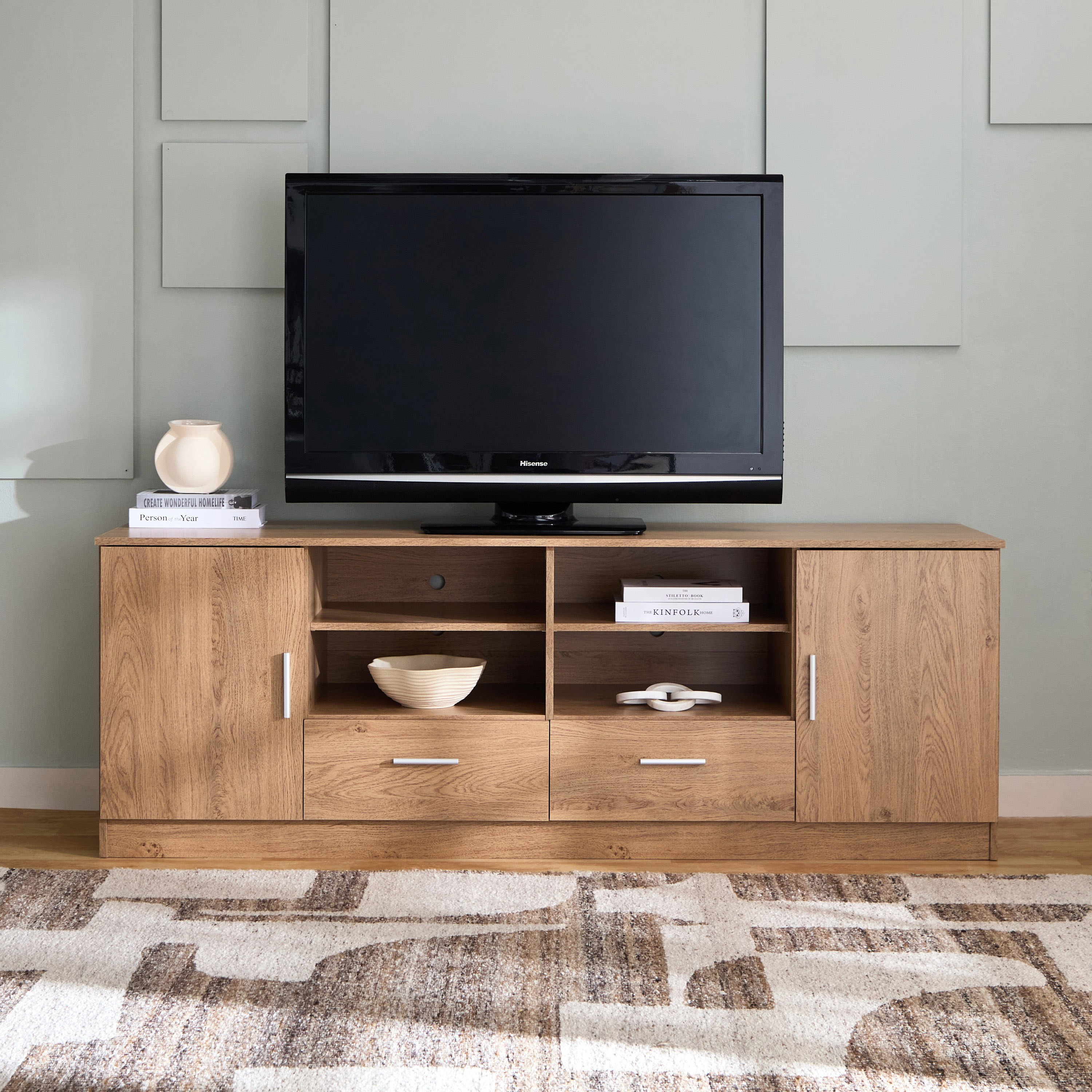 وحدة تلفزيون مرتفعة حتى 75 بوصة 1.8 متر من لارسون-hbxlivingroom-mediaunitsandstorage-tvunits-image-2
