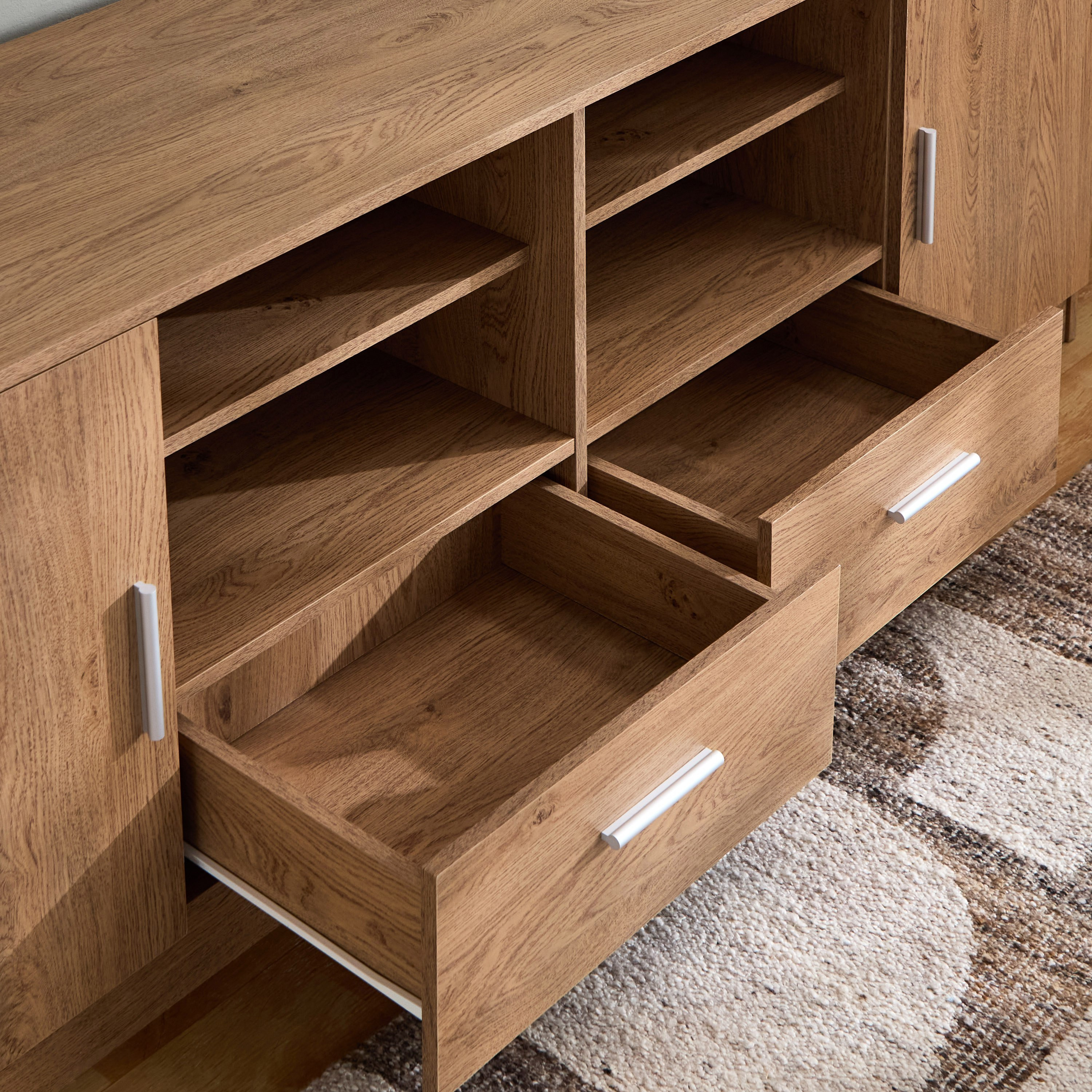 وحدة تلفزيون مرتفعة حتى 75 بوصة 1.8 متر من لارسون-hbxlivingroom-mediaunitsandstorage-tvunits-image-5