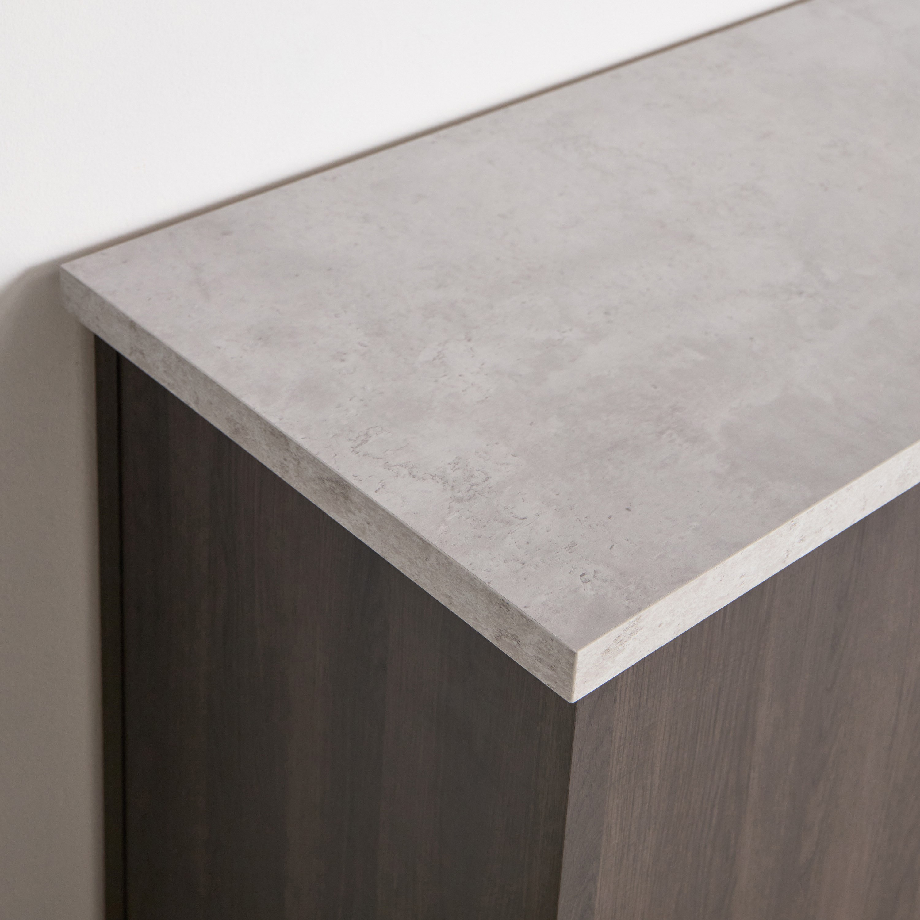 وحدة تلفزيون مرتفعة بدرجين وخزانة جانبية مع بابين من سكاي-hbxfurniture-diningroom-buffetsandsideboards-image-8
