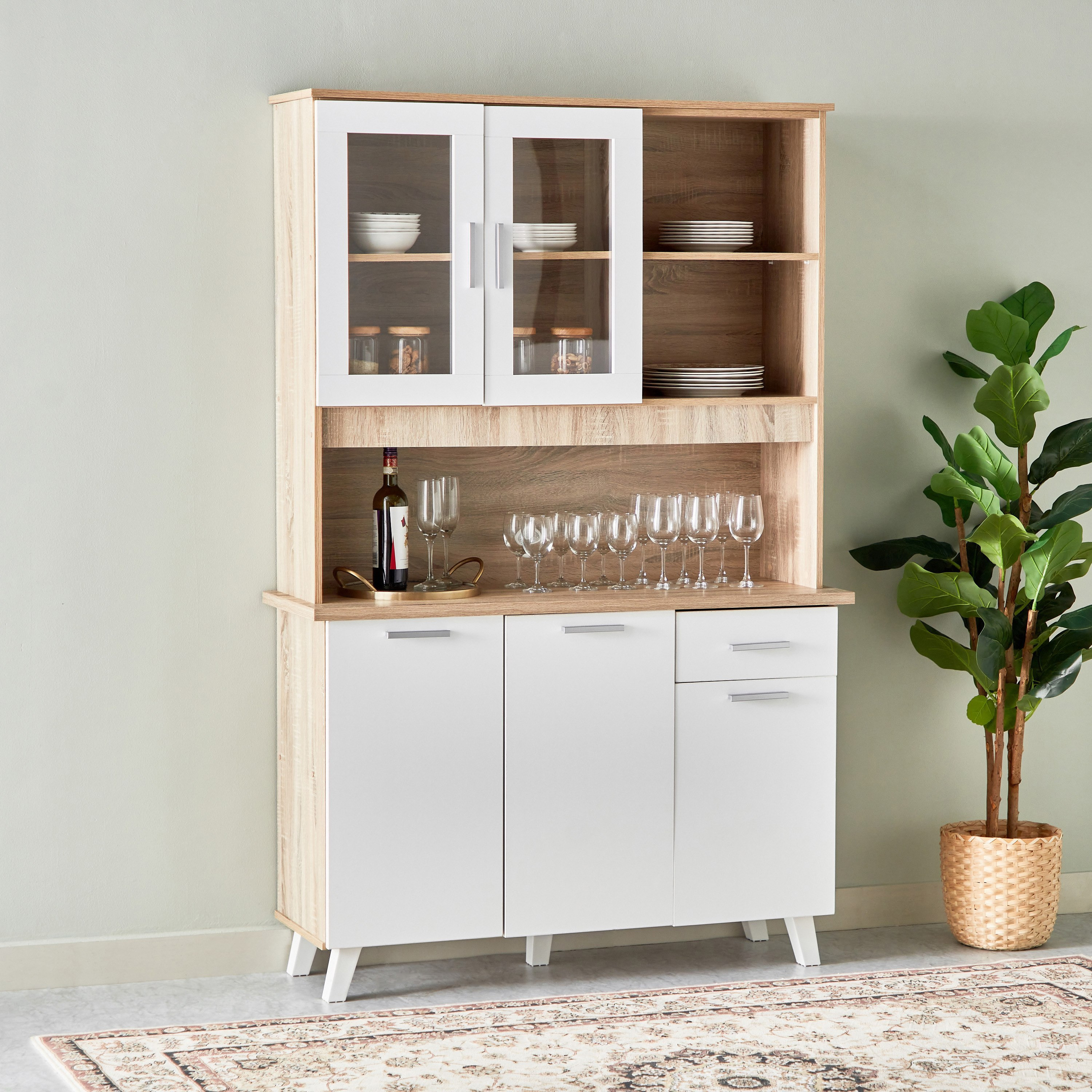 خزانة مطبخ بـ3 أبواب وأدراج  من ألفورد-hbxfurniture-diningroom-buffetsandsideboards-image-2